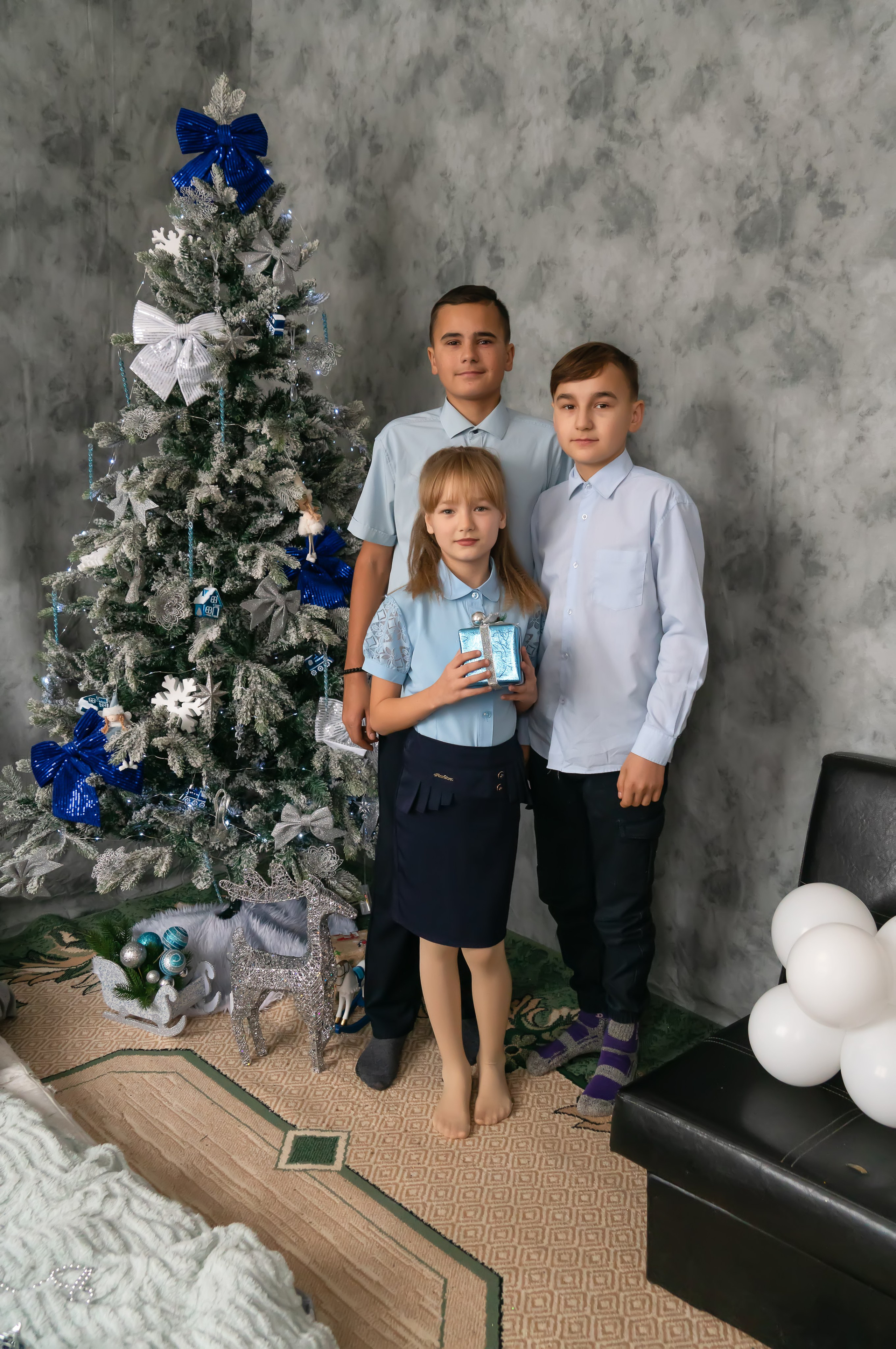 Семейная новогодняя съемка. Семейный и детский фотограф Тула Ясногорск Тульская область Надежда Кукушкина