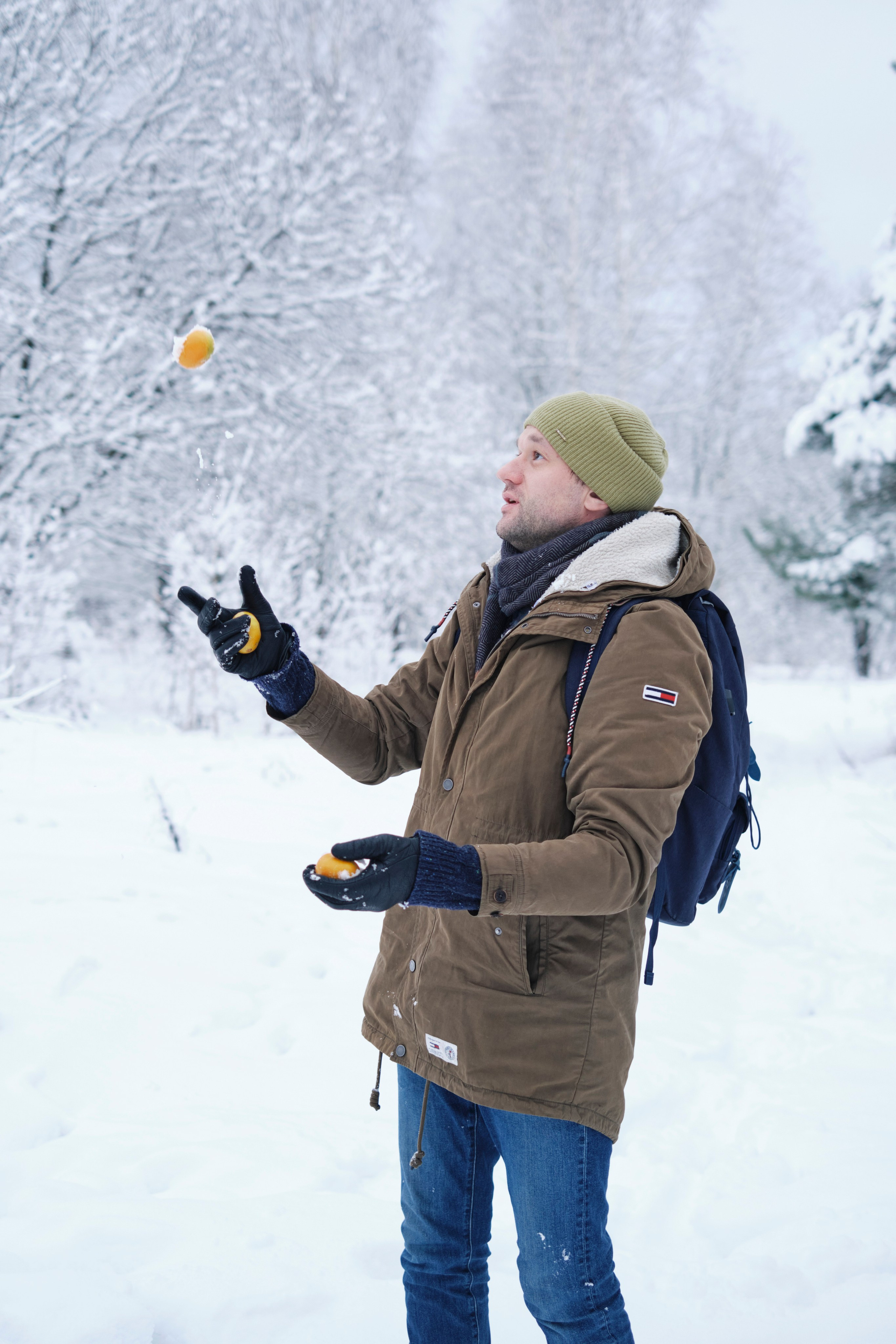 Зимняя фотосессия с вкусной едой на горелочке. Елена Павленко. Фотограф. Москва