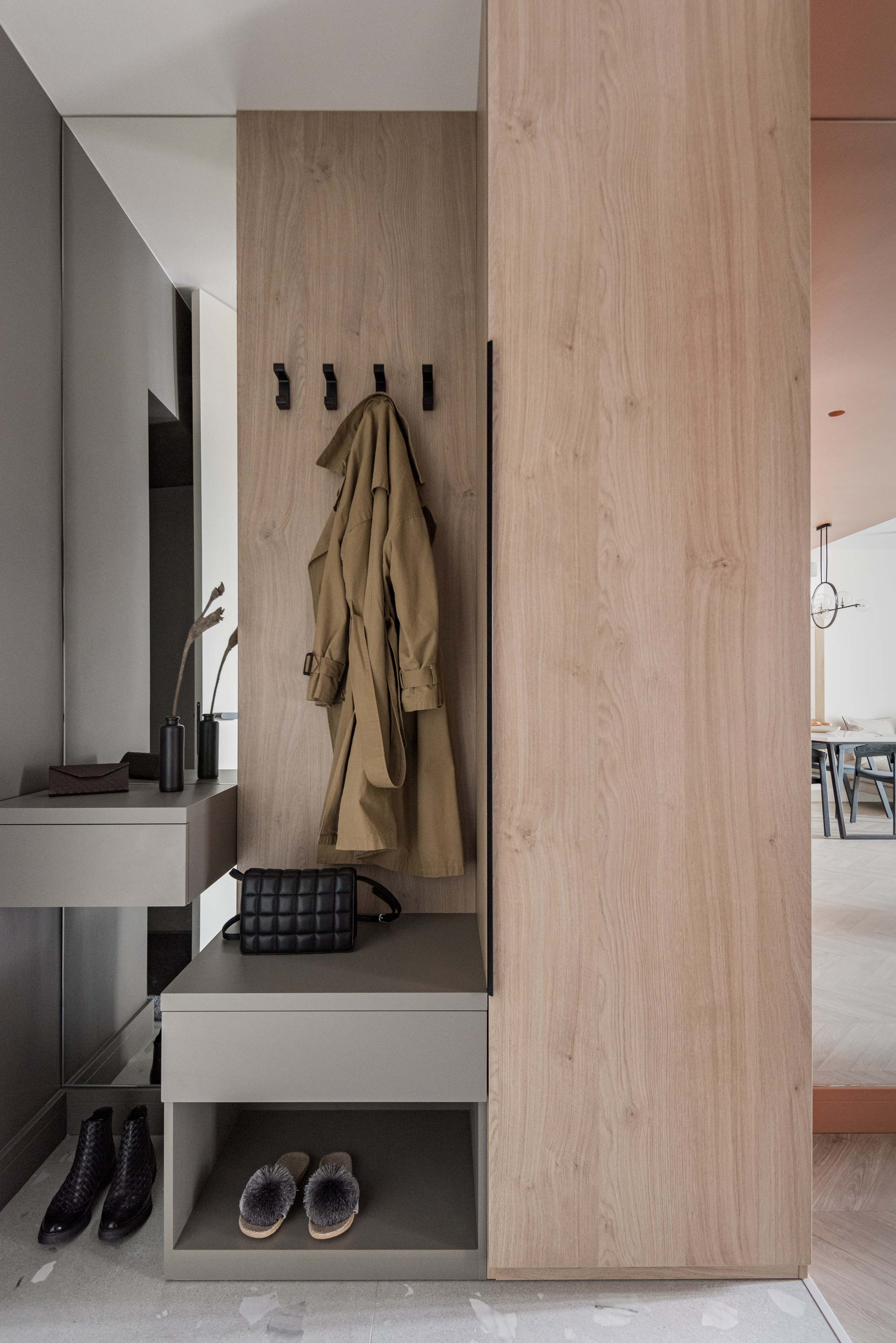 Квартира для молодого человека. Дизайнер Анна Хащенко. Мебель на заказ