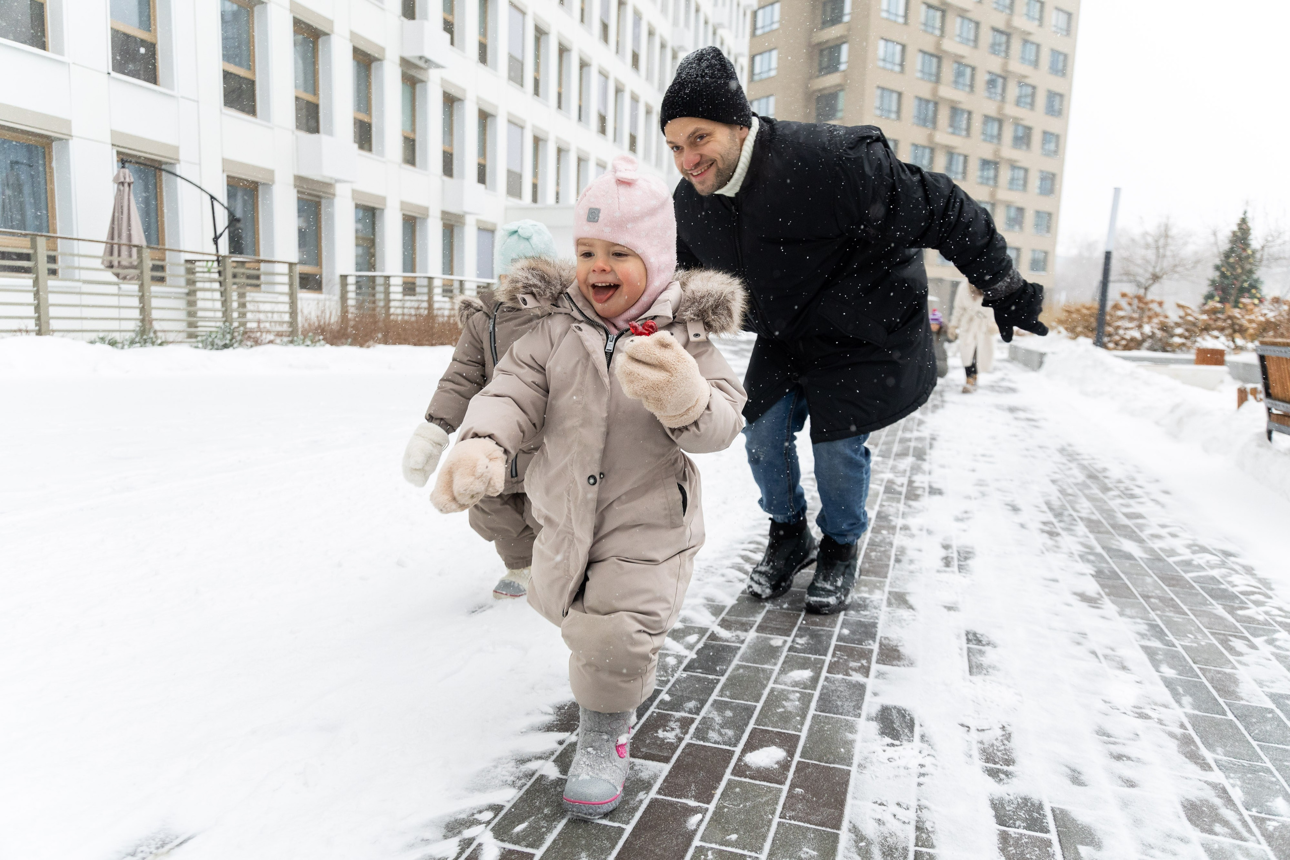 ЖК «Компаунд», зима. Фотограф Родион Нарудинов