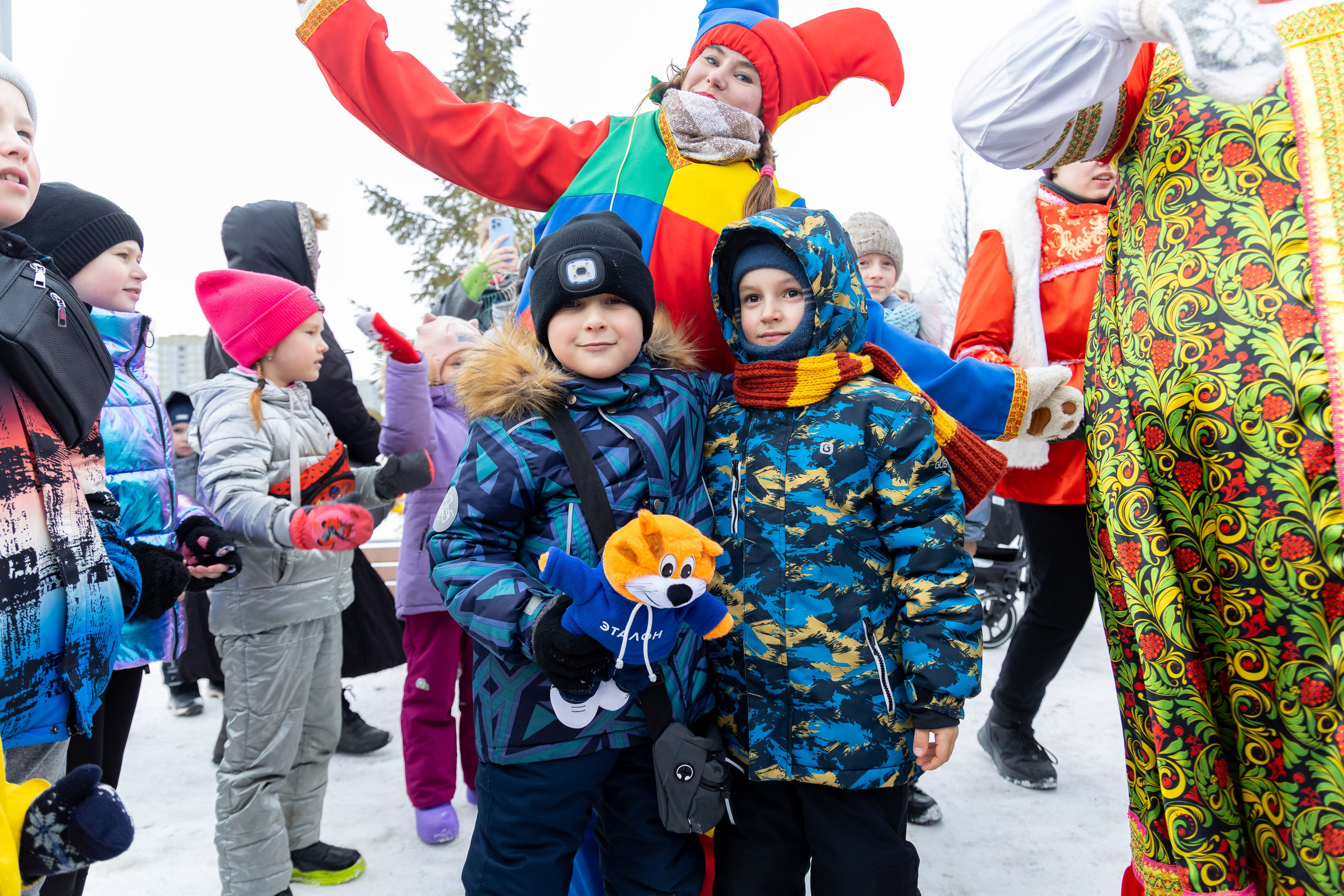 Масленица у застройщика «Эталон». Фотограф Родион Нарудинов