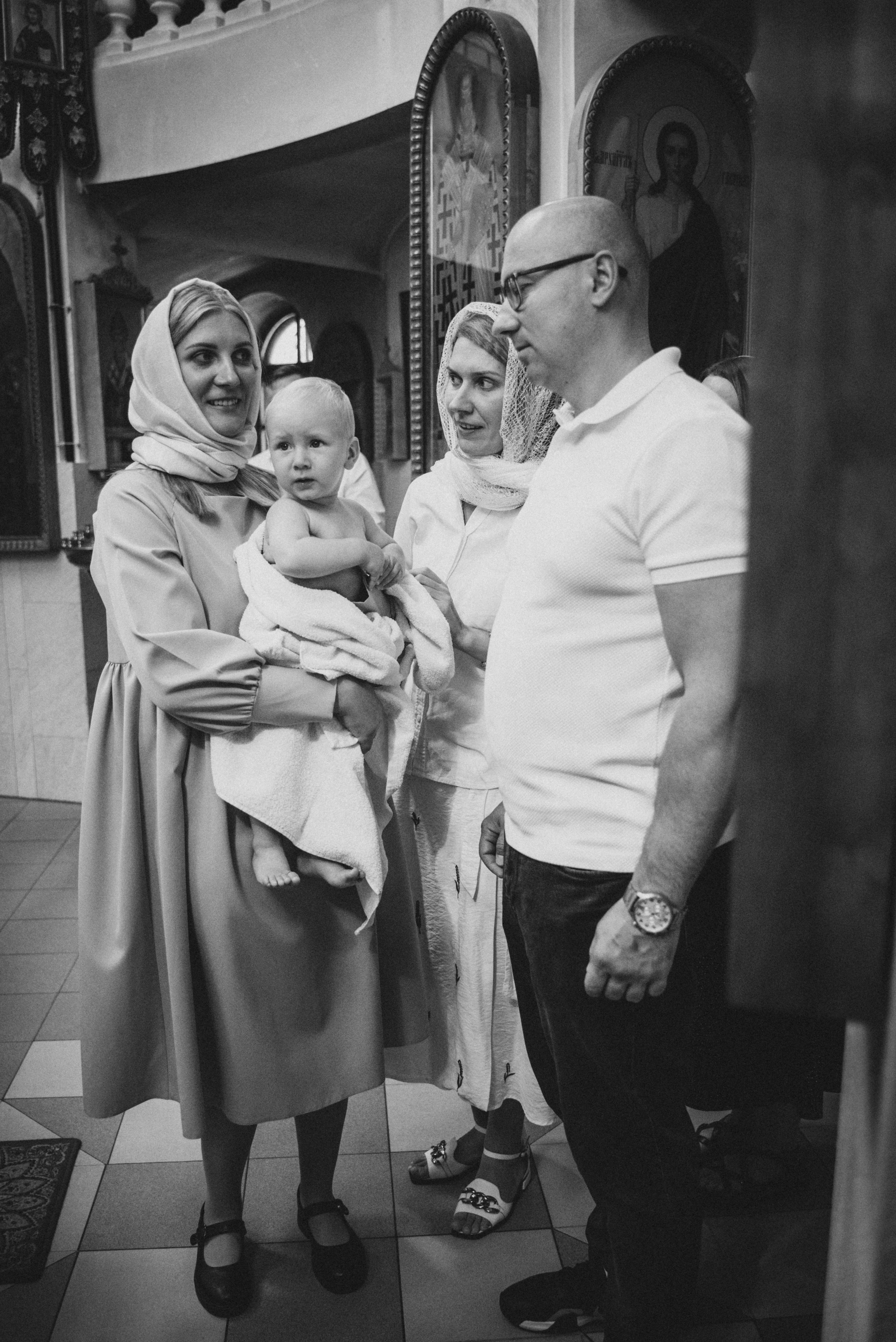 Крещение Демьяна. Семейный фотограф в Минске Дарья Дреко