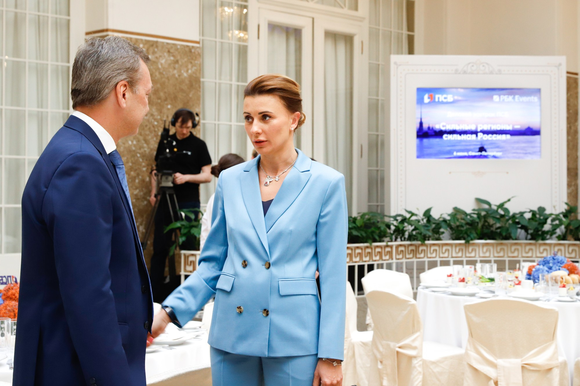 Бизнес-завтрак ПСБ в рамках ПМЭФ. Фотограф Дарья Попова