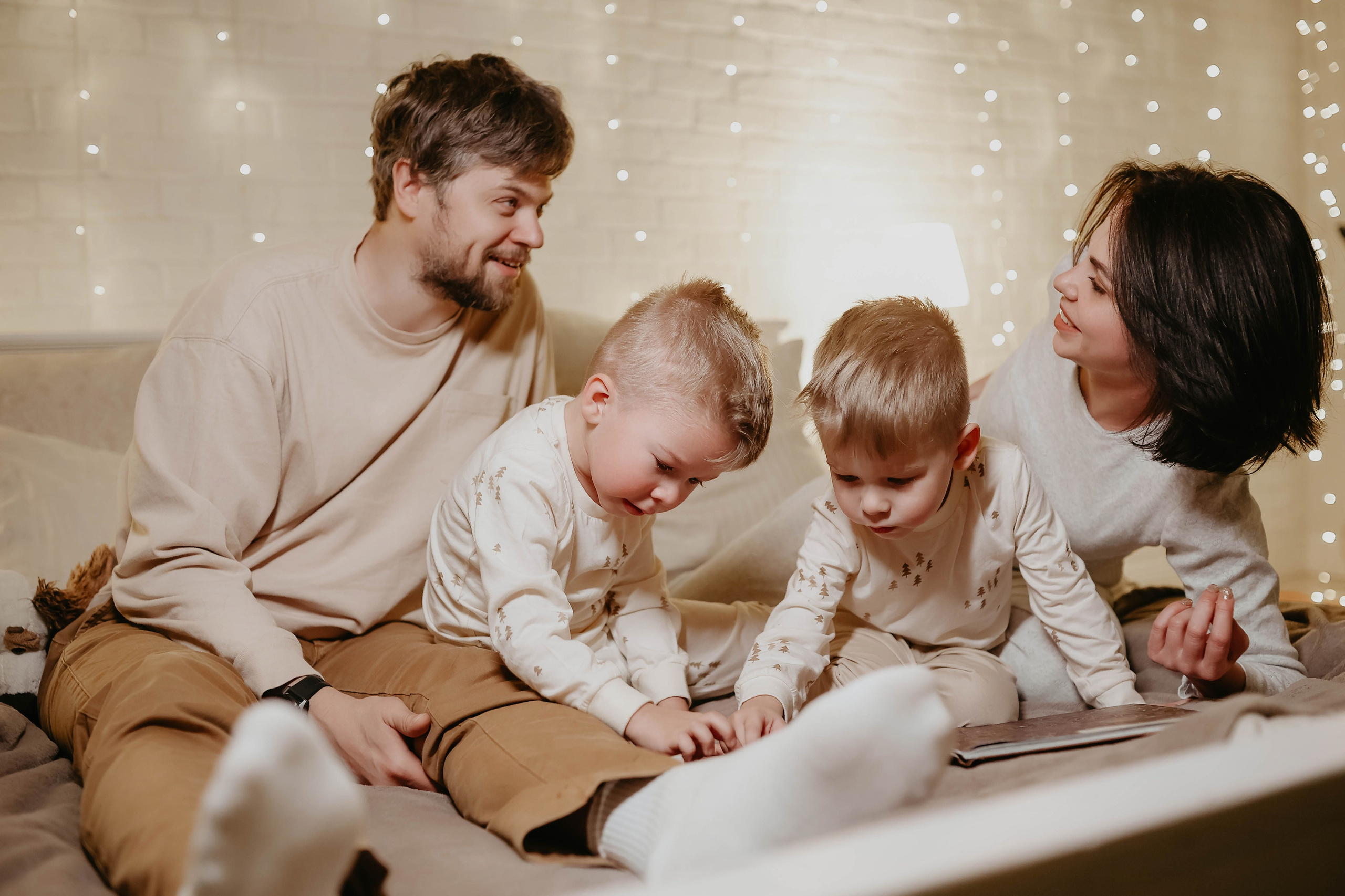 Новогодняя. Саша+Андрей+дети. Photographer in Moscow & everywhere in the World Alena Vyalova