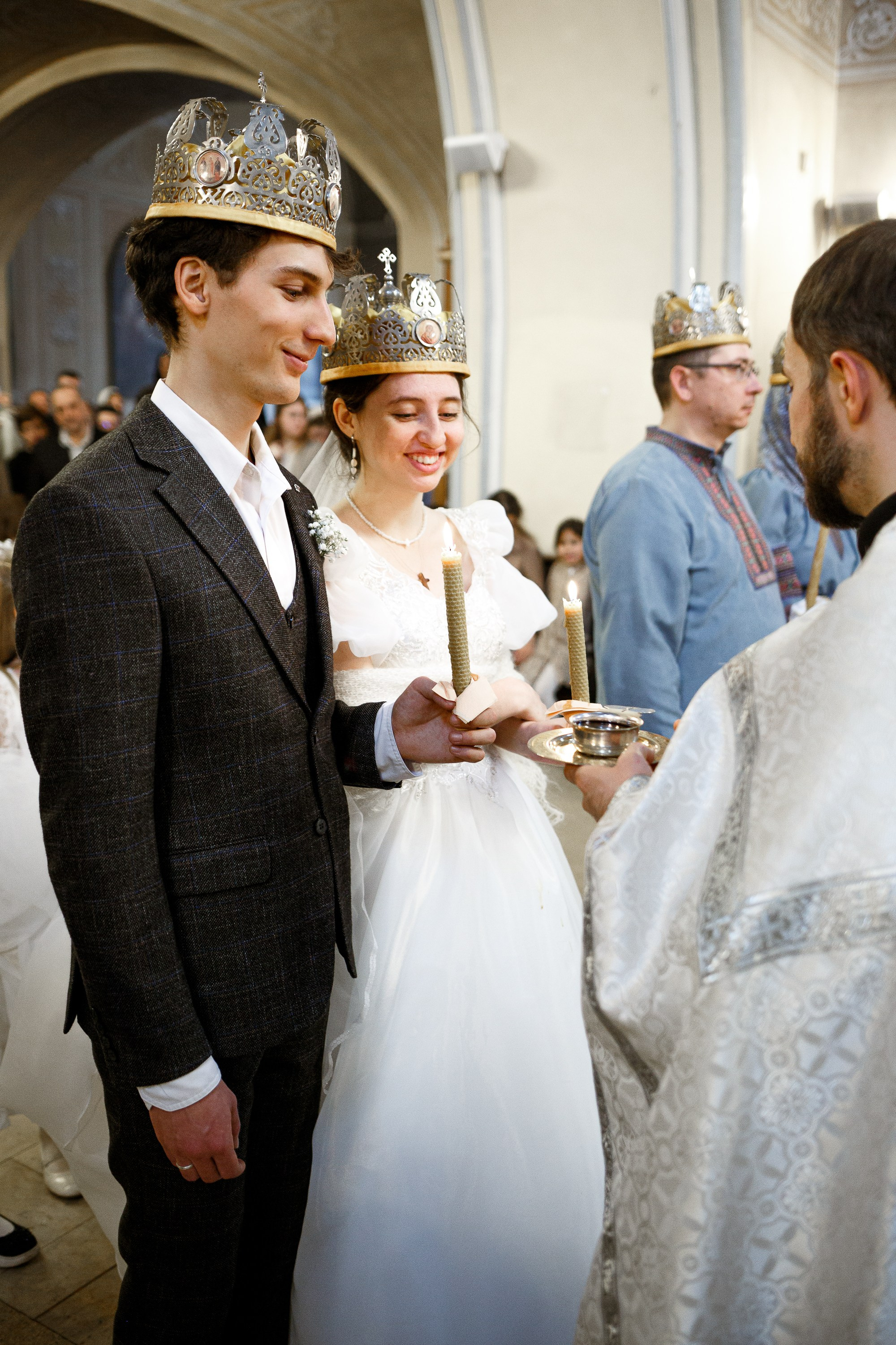 Венчание в храме Космы и Дамиана в Шубине