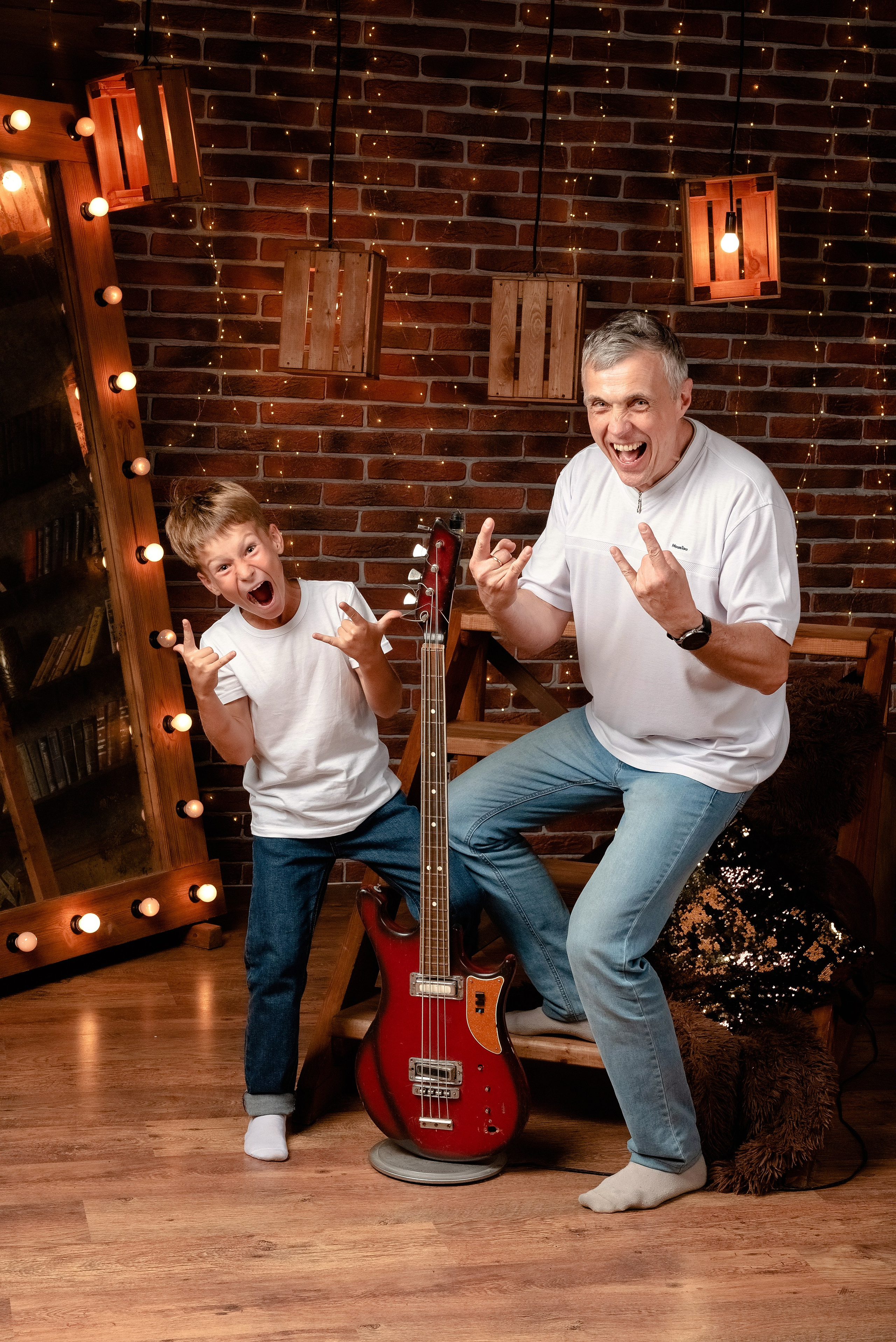 Семейная фотосессия в студии