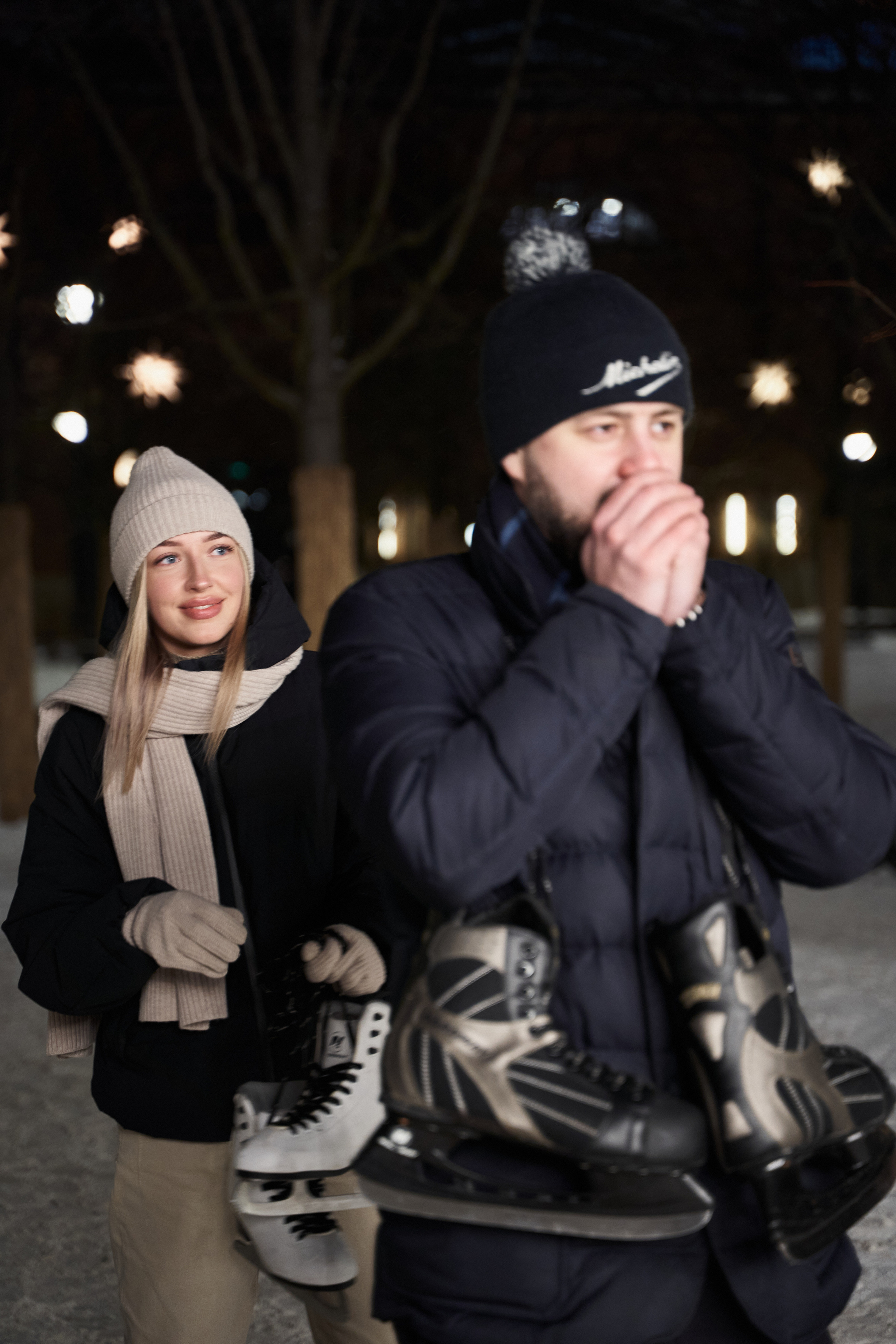 Фотосессия для двоих на катке. Свадебный и Репортажный фотограф в Санкт-Петербурге Дмитрий Бирцев