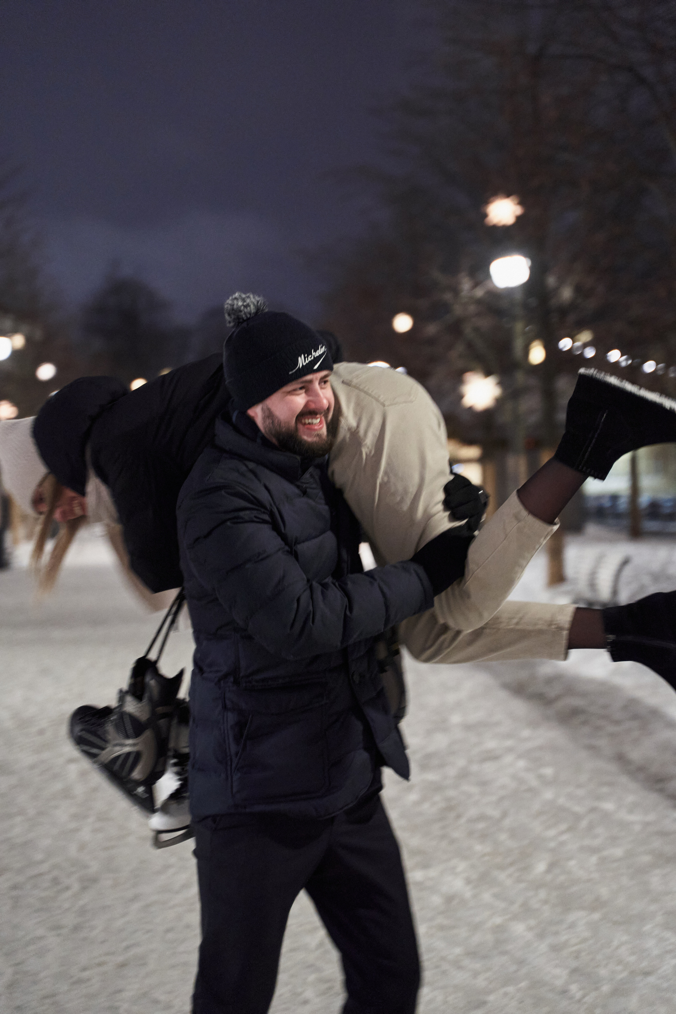 Фотосессия для двоих на катке. Свадебный и Репортажный фотограф в Санкт-Петербурге Дмитрий Бирцев