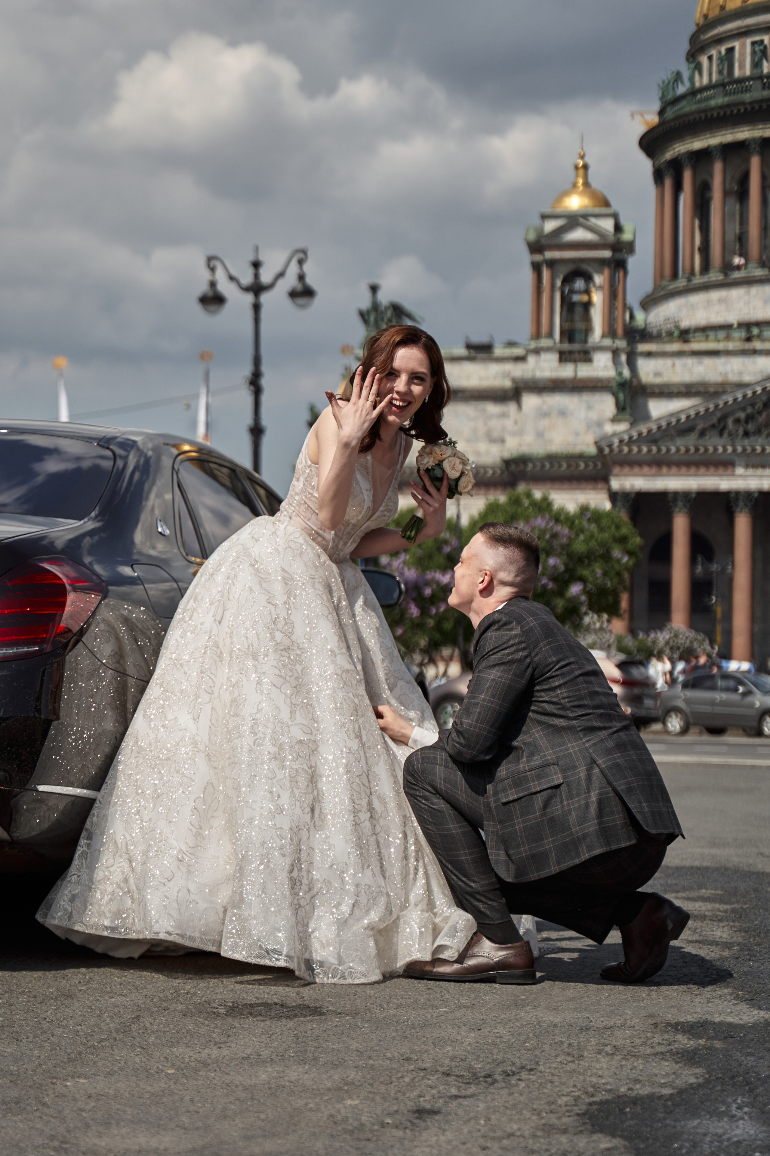Свадебная фотосессия у Исаакиевского. Свадебный и Репортажный фотограф в Санкт-Петербурге Дмитрий Бирцев