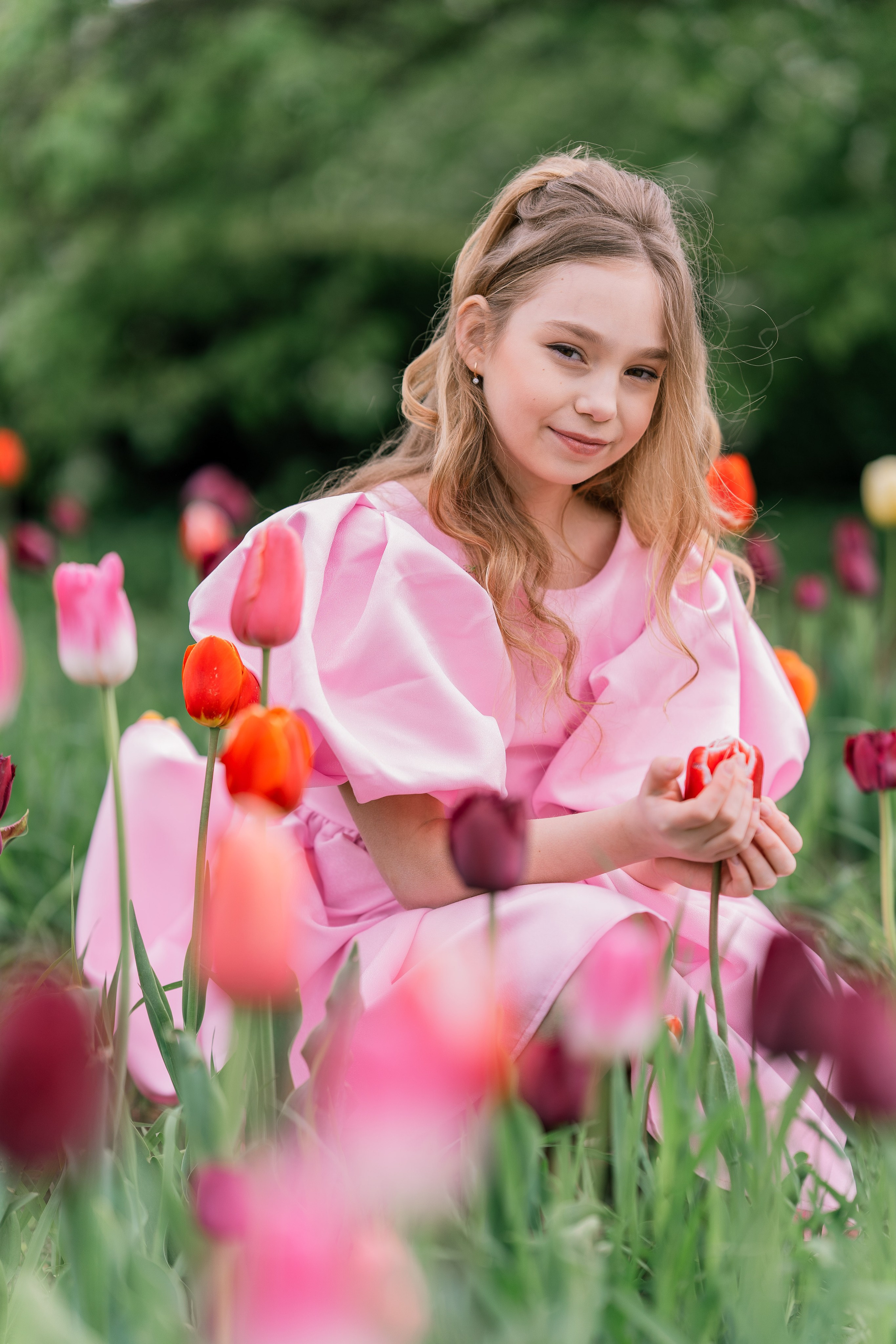 Настя. Белые яблони. Семейный и контент фотограф в Москве Алёна Сливка