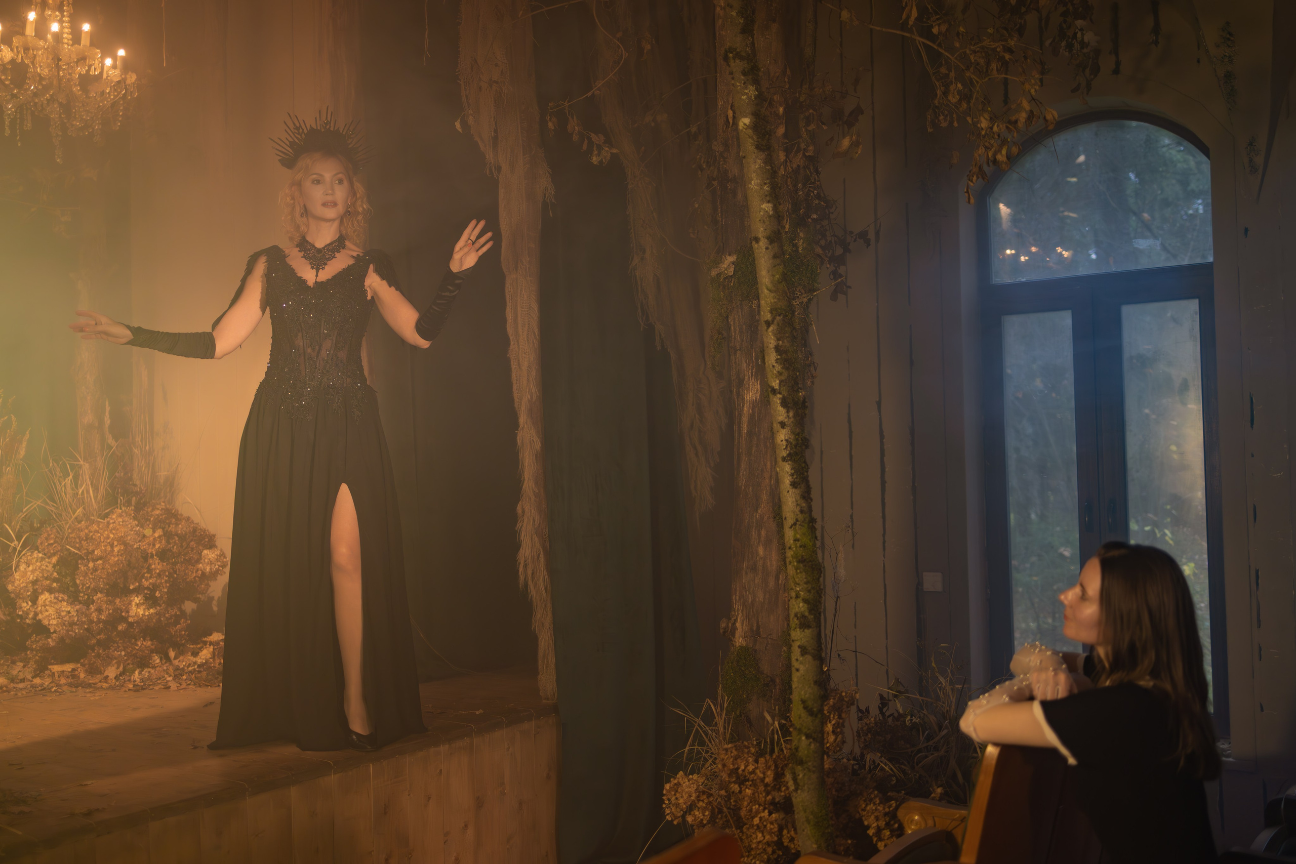 Оксана. Заброшенный театр. Репортажный, семейный и студийный фотограф в Москве Демин Алексей