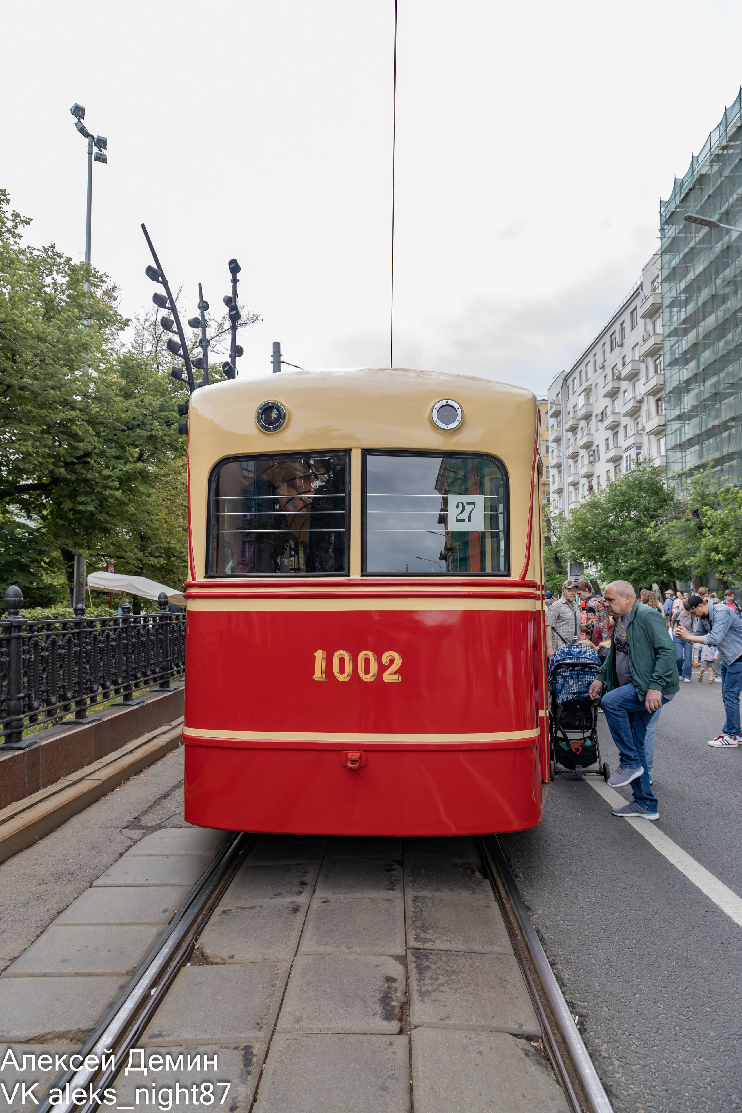 Ретро парад трамваем Москва 2023. Репортажный, семейный и студийный фотограф в Москве Демин Алексей