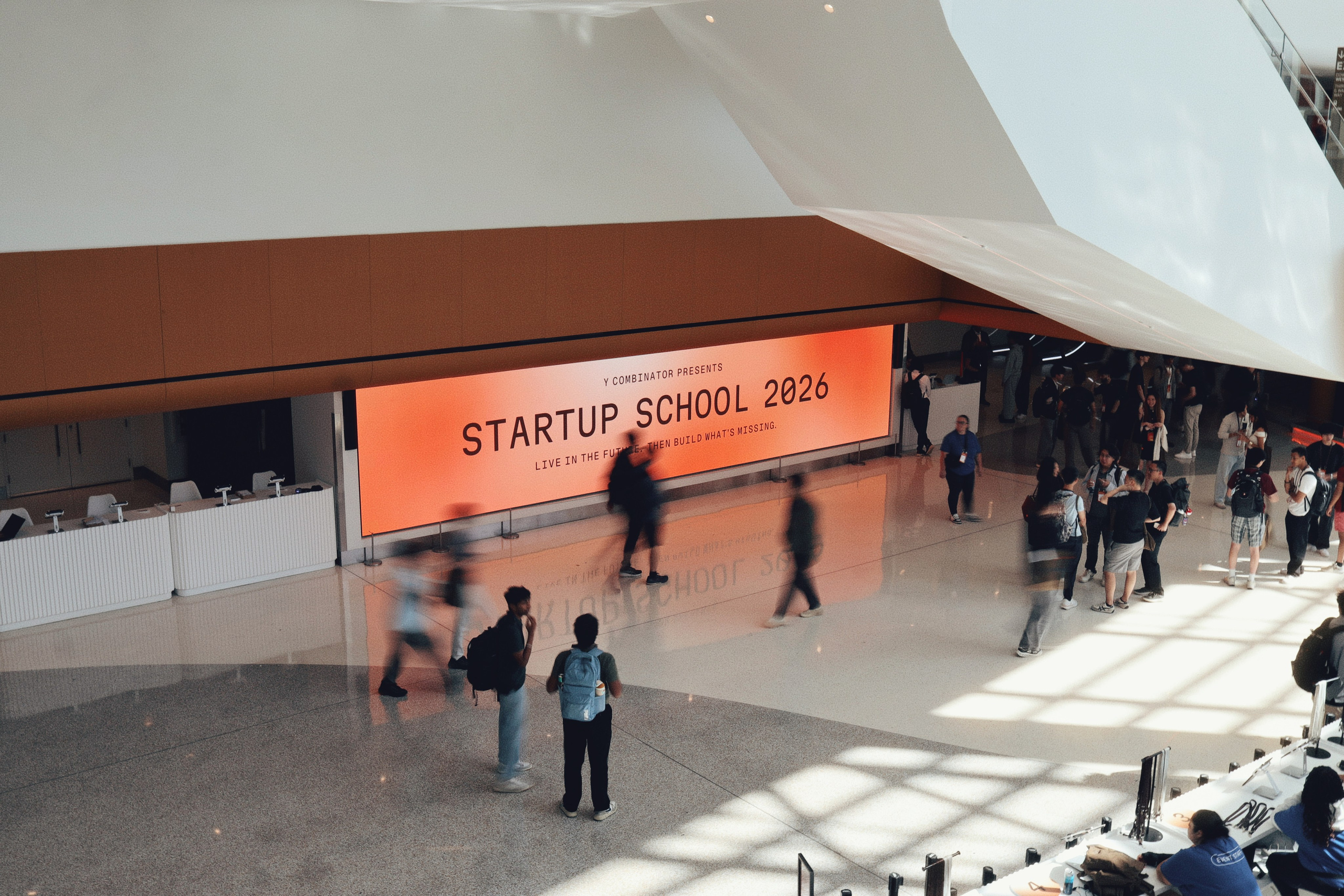 Y Combinator Startup School 2026 | San Francisco. POLINA MÔMOT
