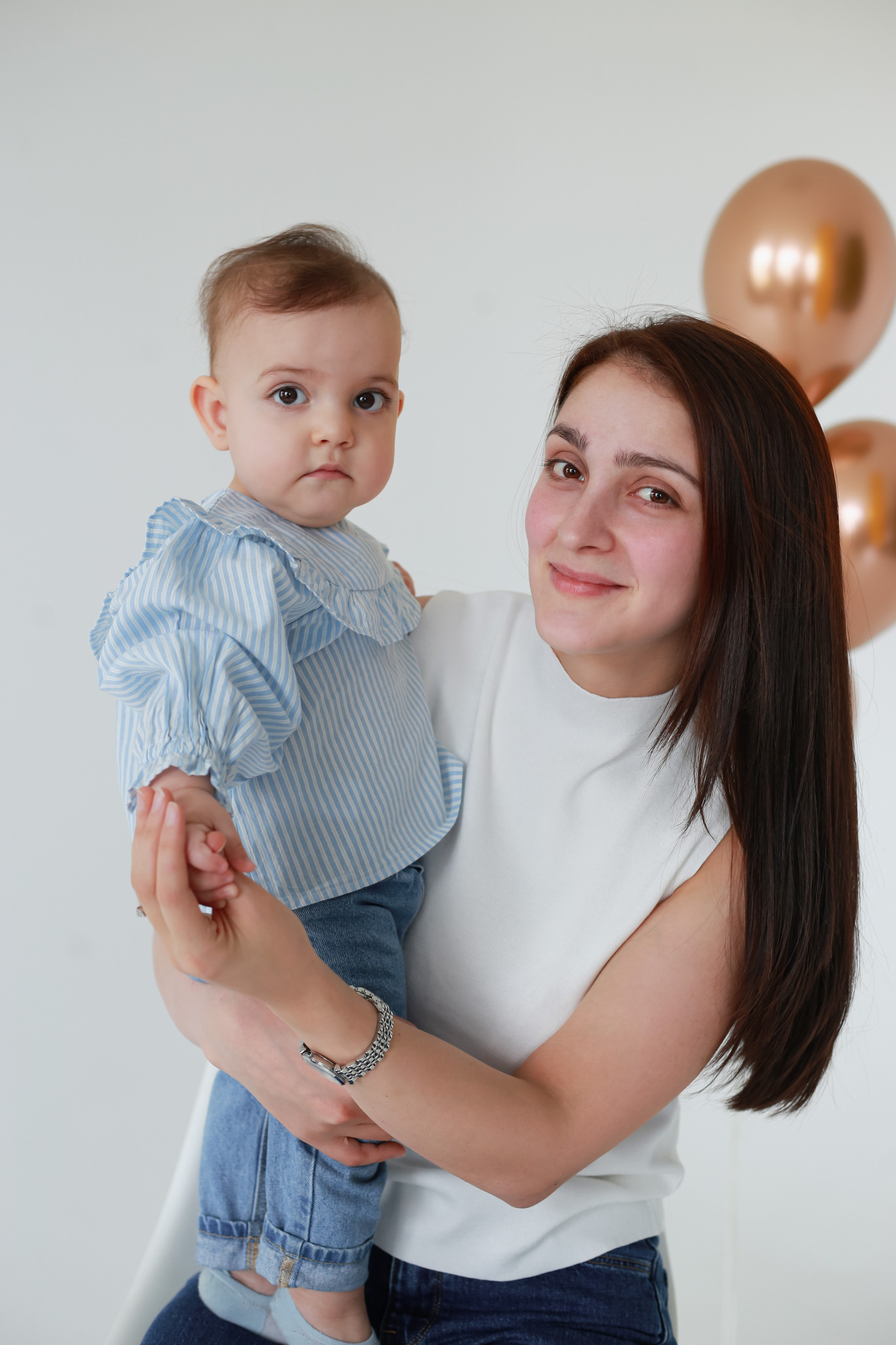 Годик в студии Домодедово. Семейный фотограф в Москве и МО Варвара Шаранова
