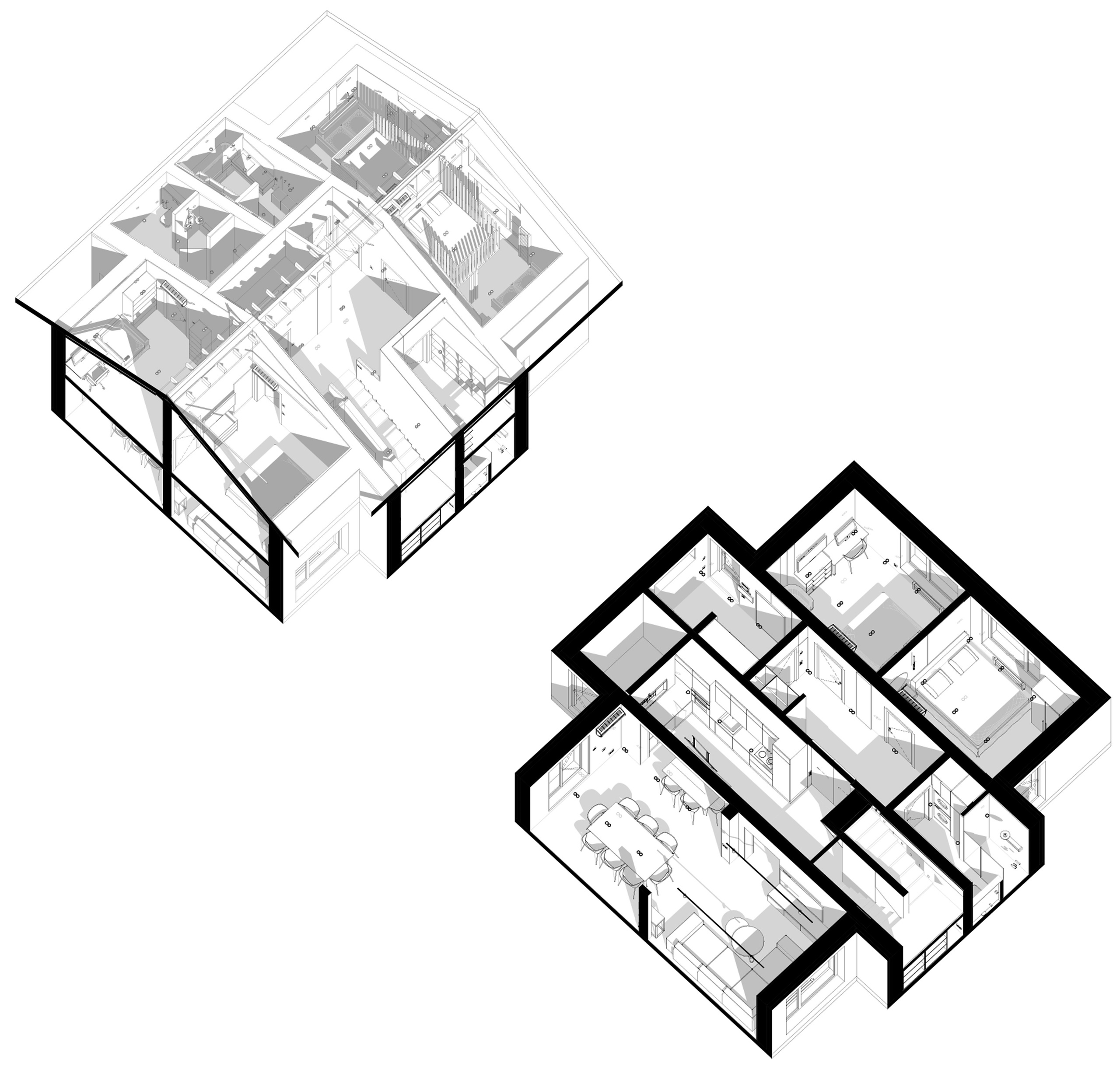 ЧАСТНЫЙ ДОМ СНТ «ЗЕЛЁНЫЙ ОСТРОВ». Студия дизайна интерьеров FORMA