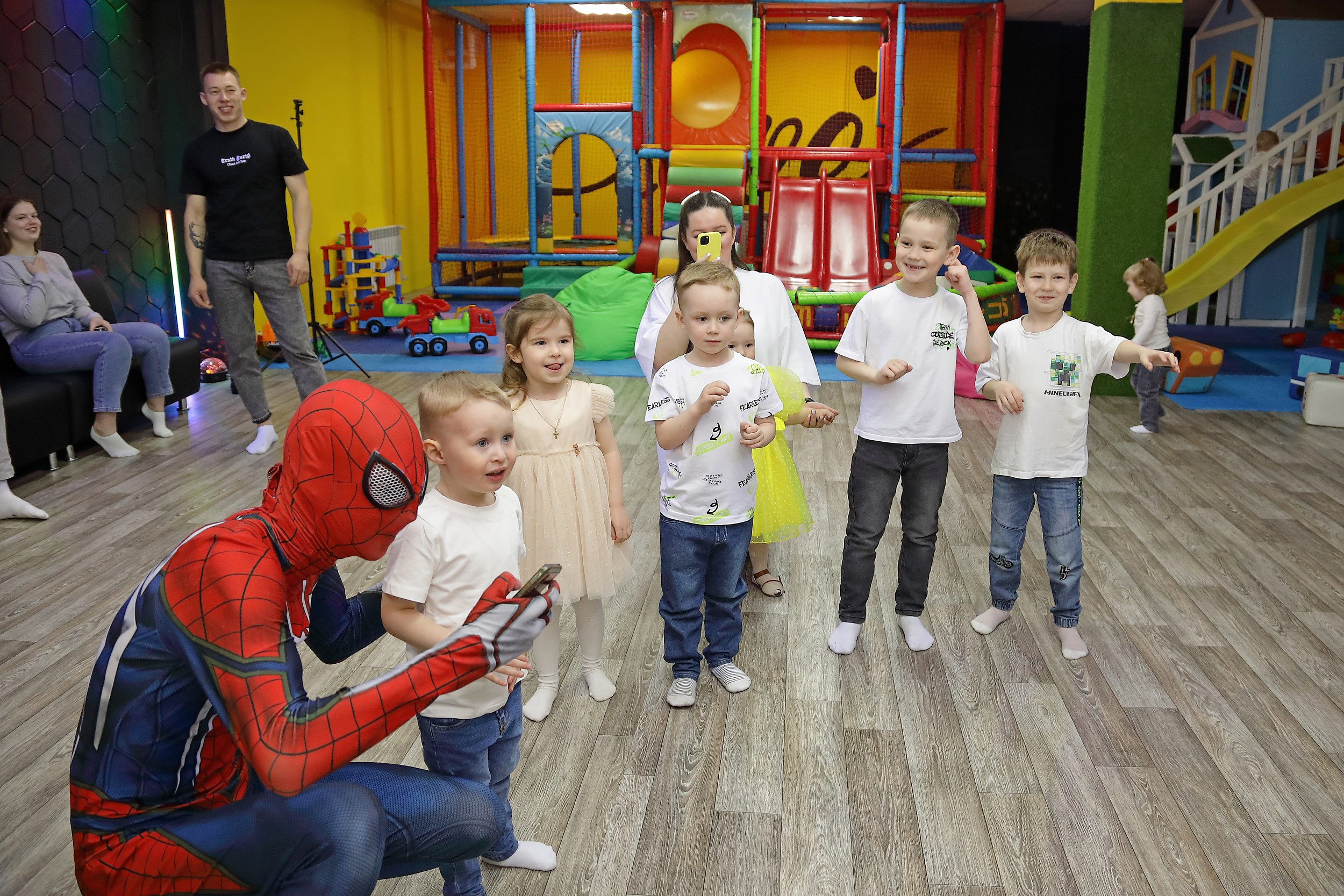 фотосессия детский день рождения человек паук