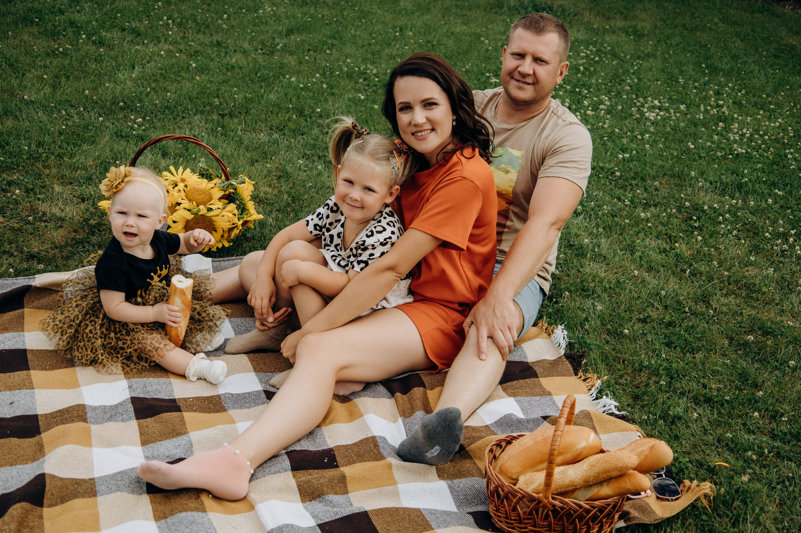 Хрустящие батоны и крошка Милана. Портретный и семейный фотограф в Воронеже Ксения Ремизова