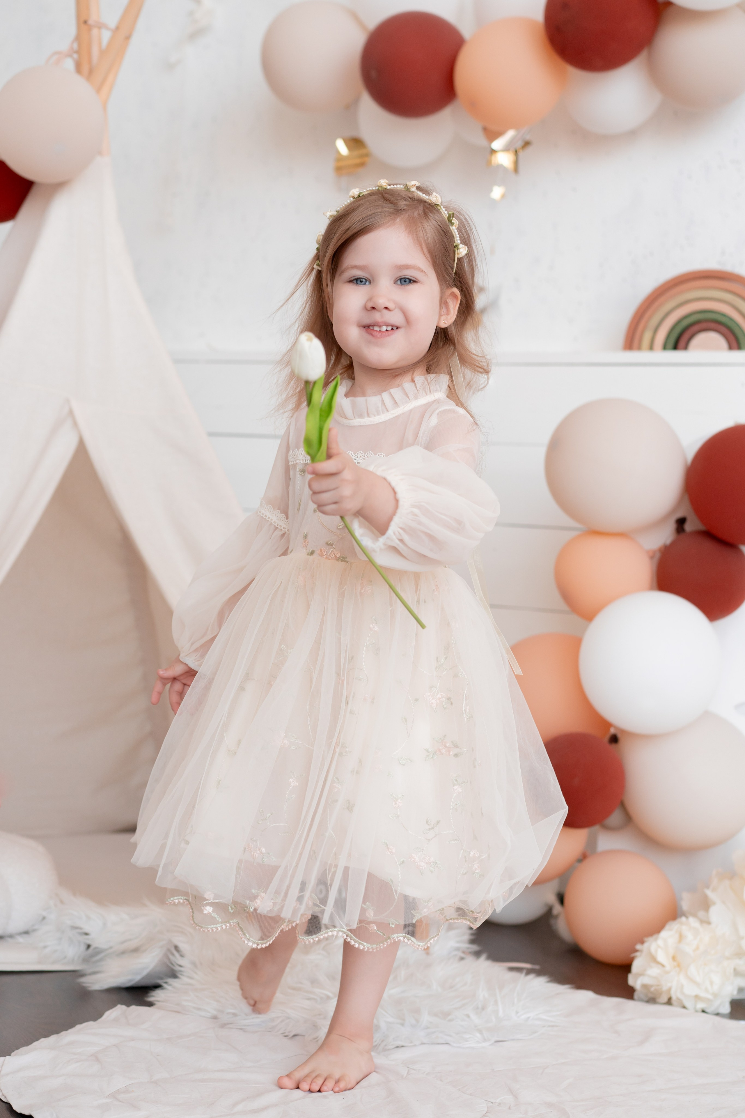 Евангелине 3 годика!. Детская, семейная фотостудия в Санкт-Петербурге