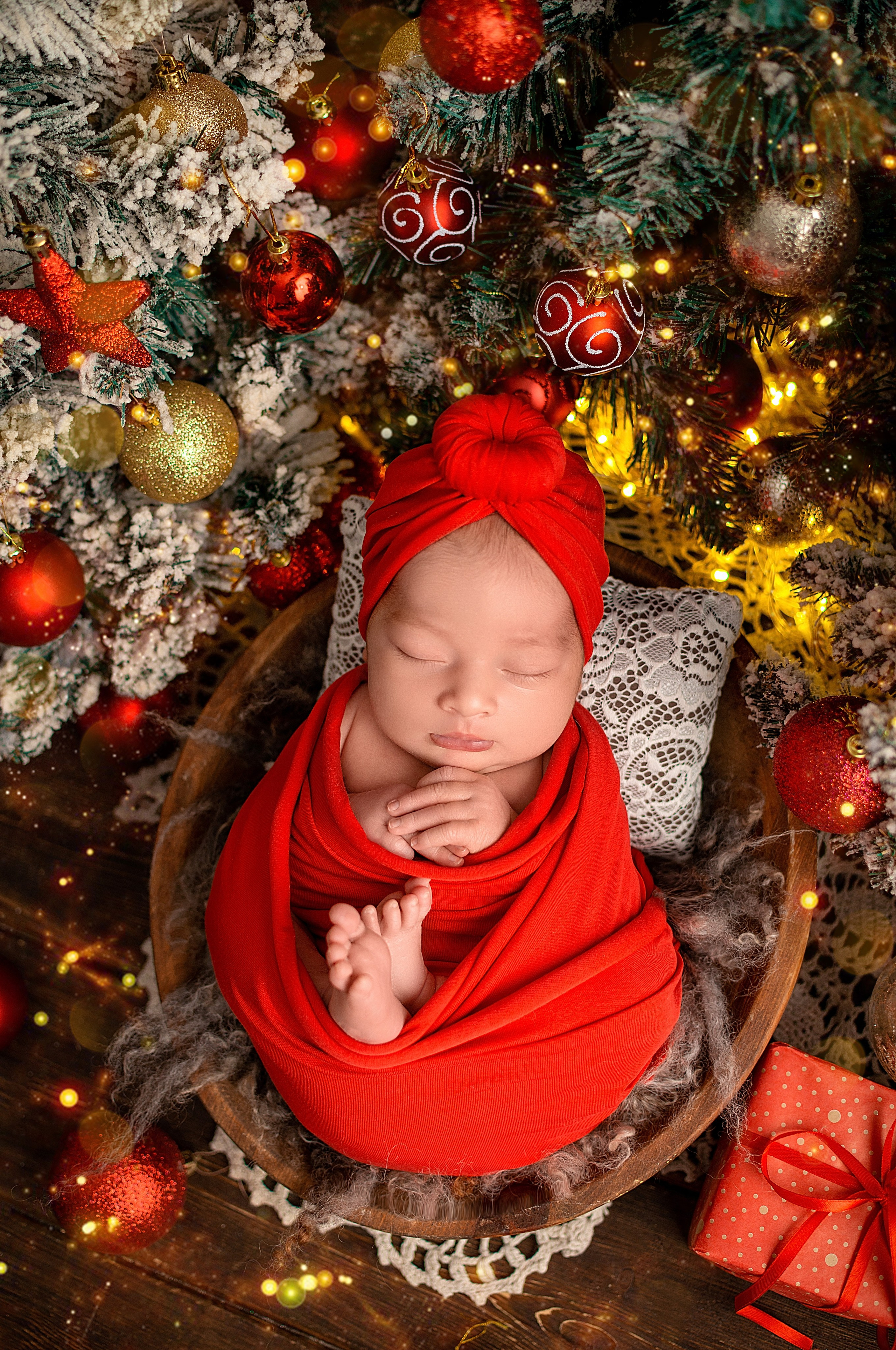 Красивая фотосессия новорождённого в Краснодаре. Фотограф новорожденных Краснодар Малышенко Надежда