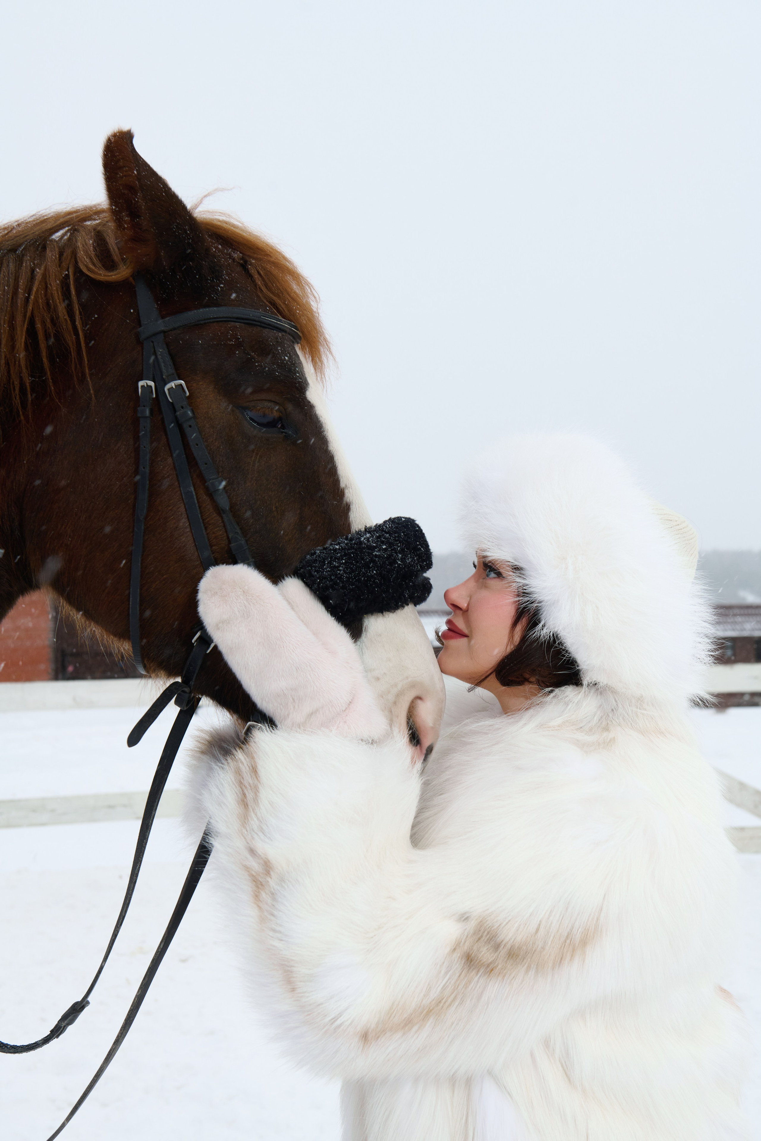 Фотосессия на конюшне девушка. Фотограф-визажист в Красноярске Алина Духновская