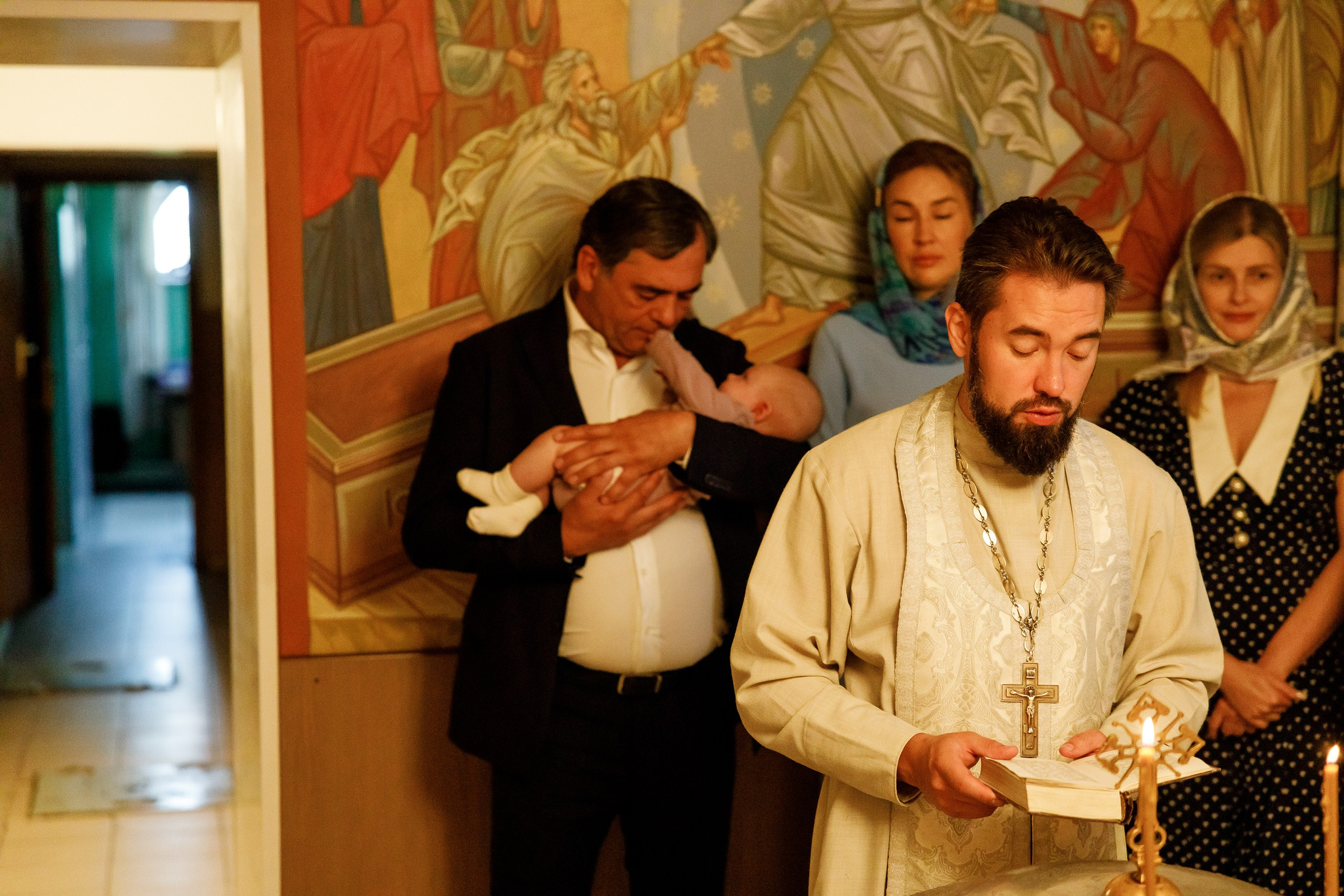 Таинство крещения. Фотограф Москва