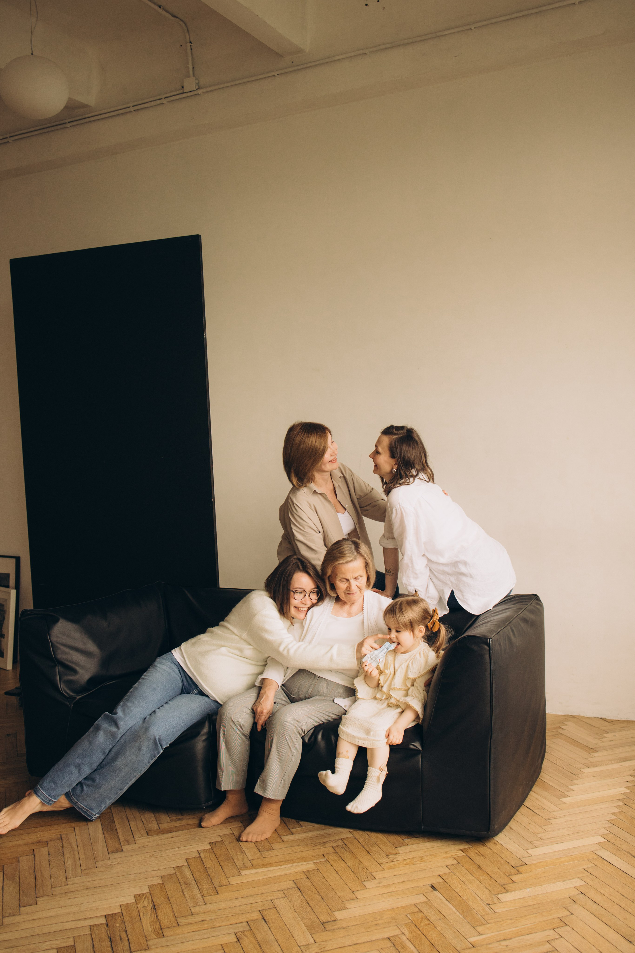 В кадре 5 прекрасных женщин!. Семейный фотограф Москва