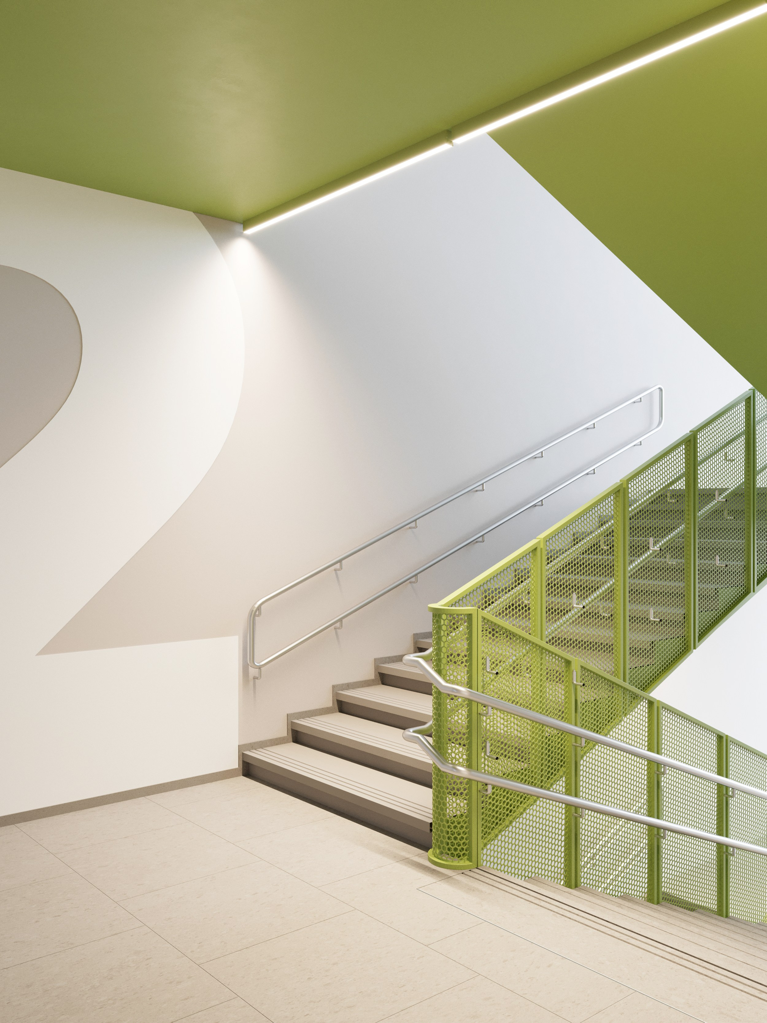 Школа в. Архитектурные интерьеры