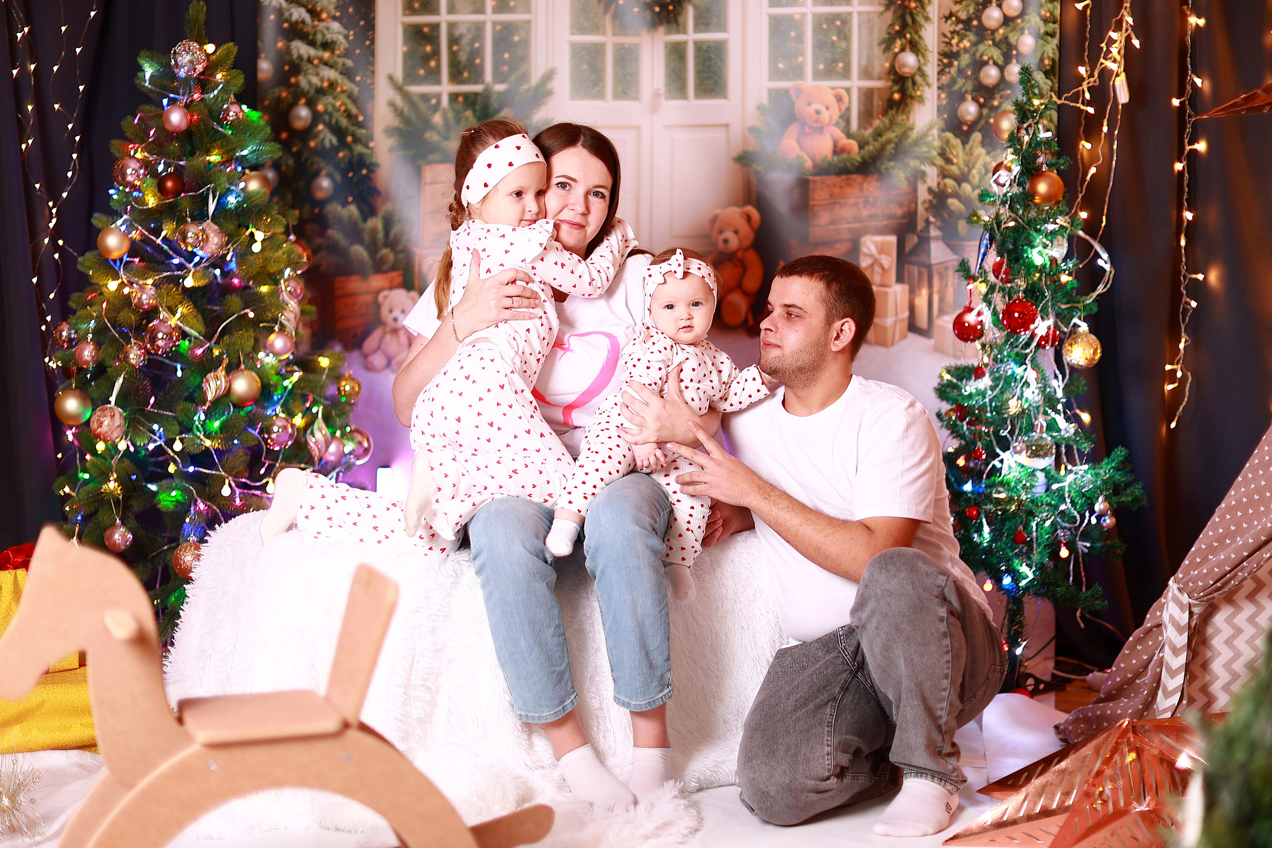 Новогодняя семья. Фотолаборатория Ваниль