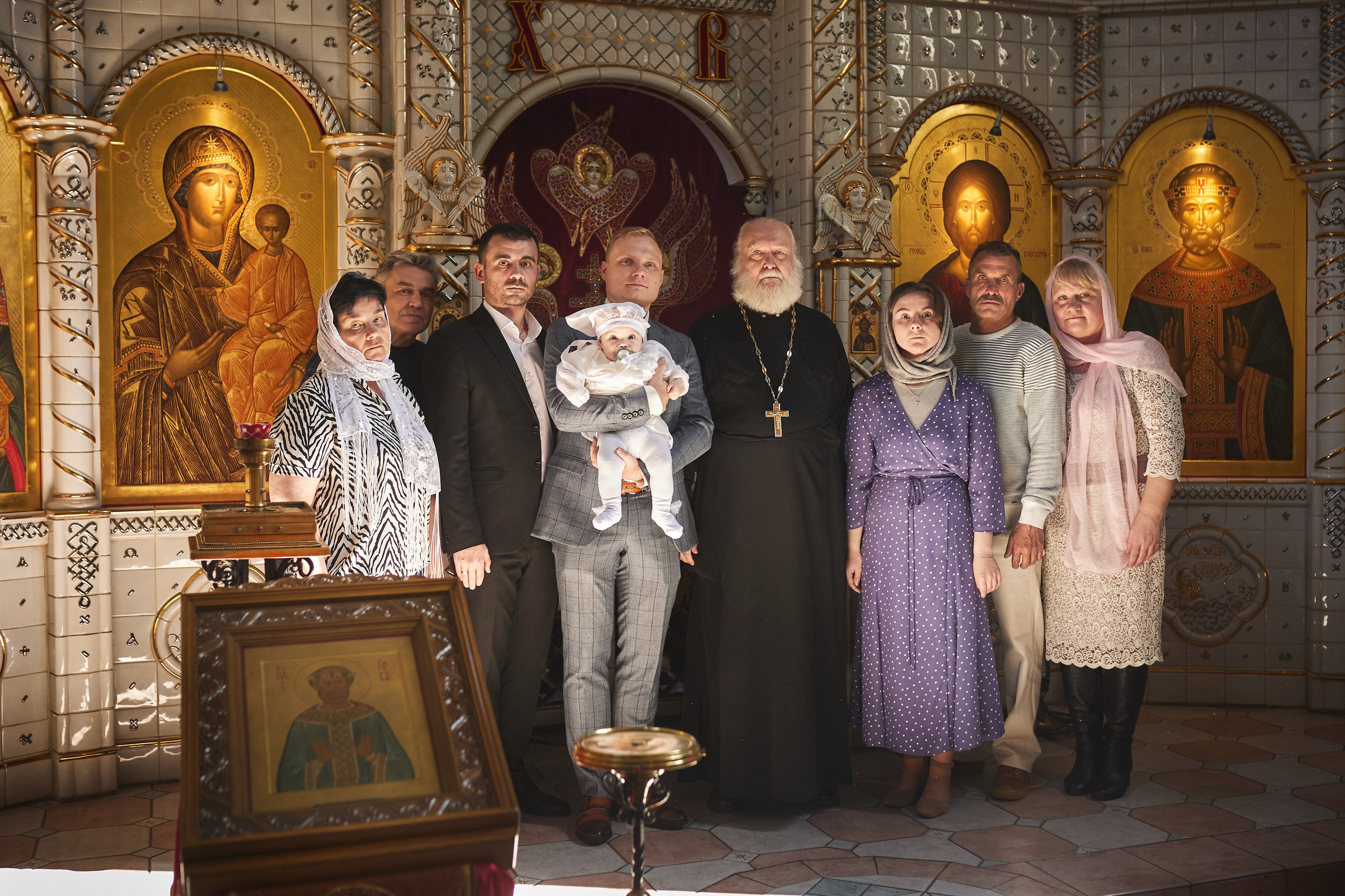 Фотосессия таинства крещения в Минске