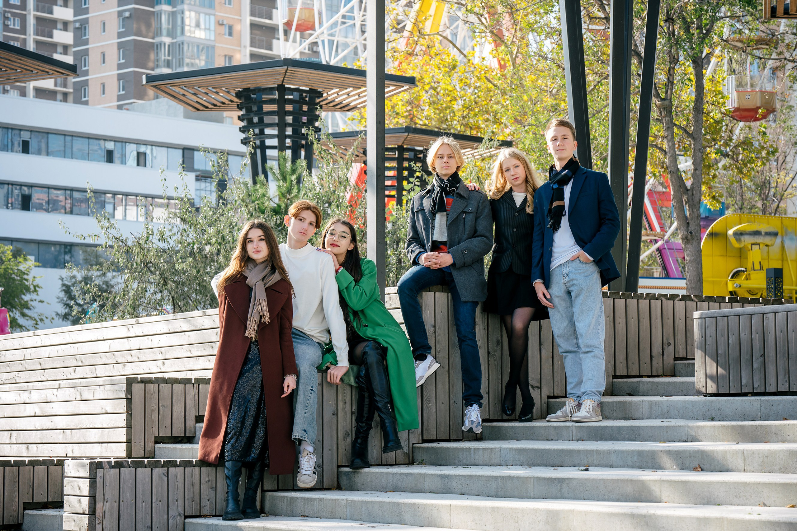 Выпускные альбомы, школьные фотосессии в городе Новороссийске