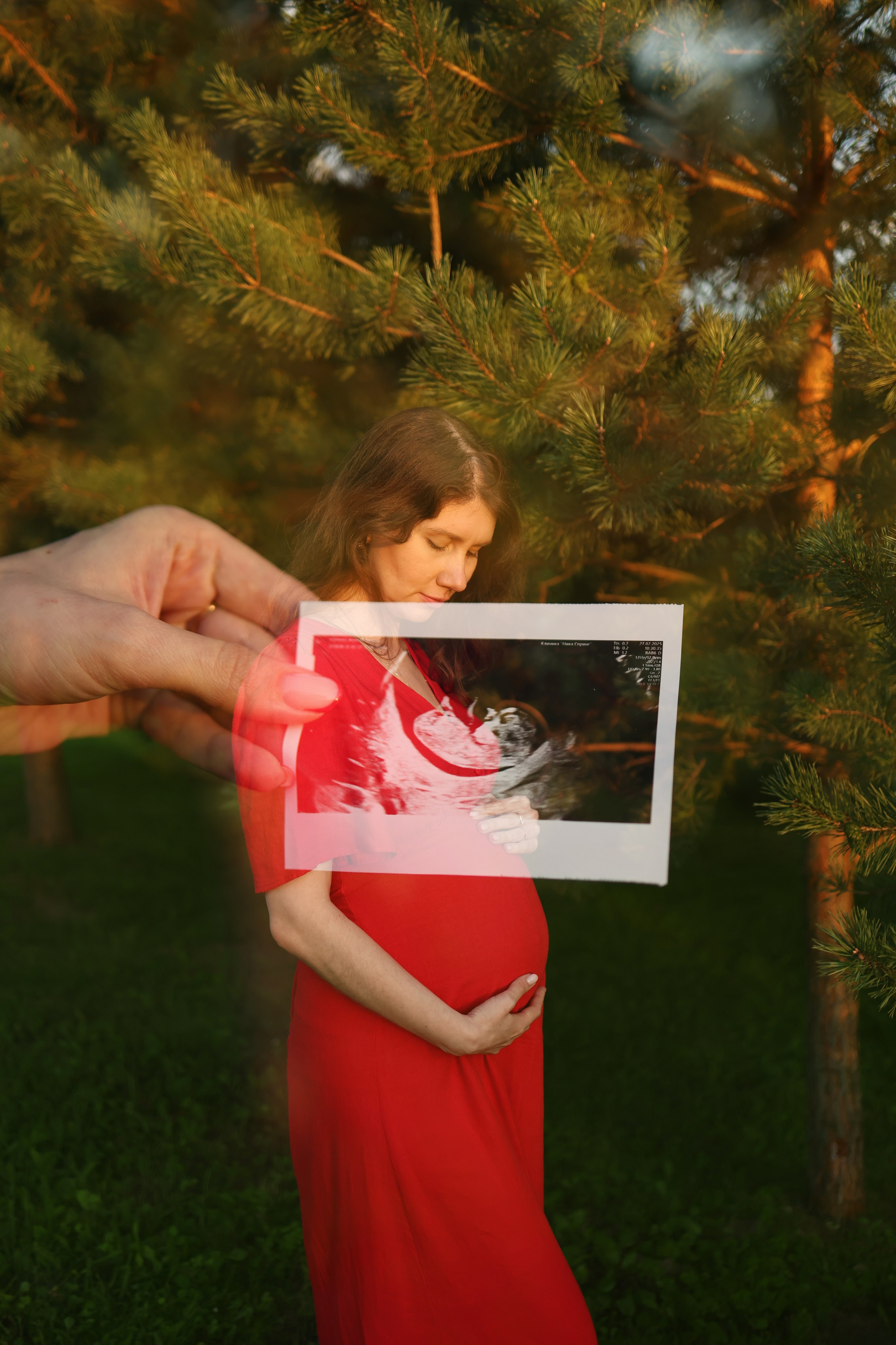 Илья, Анна и малышка в животе