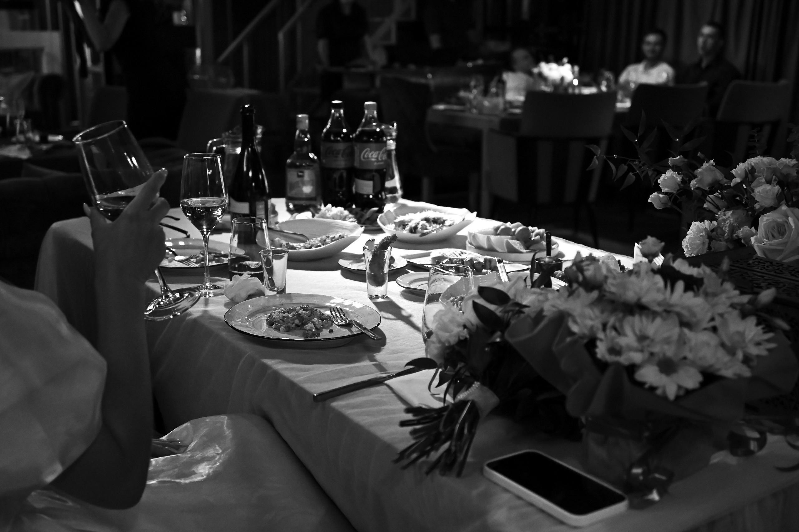 Black and white film. <3