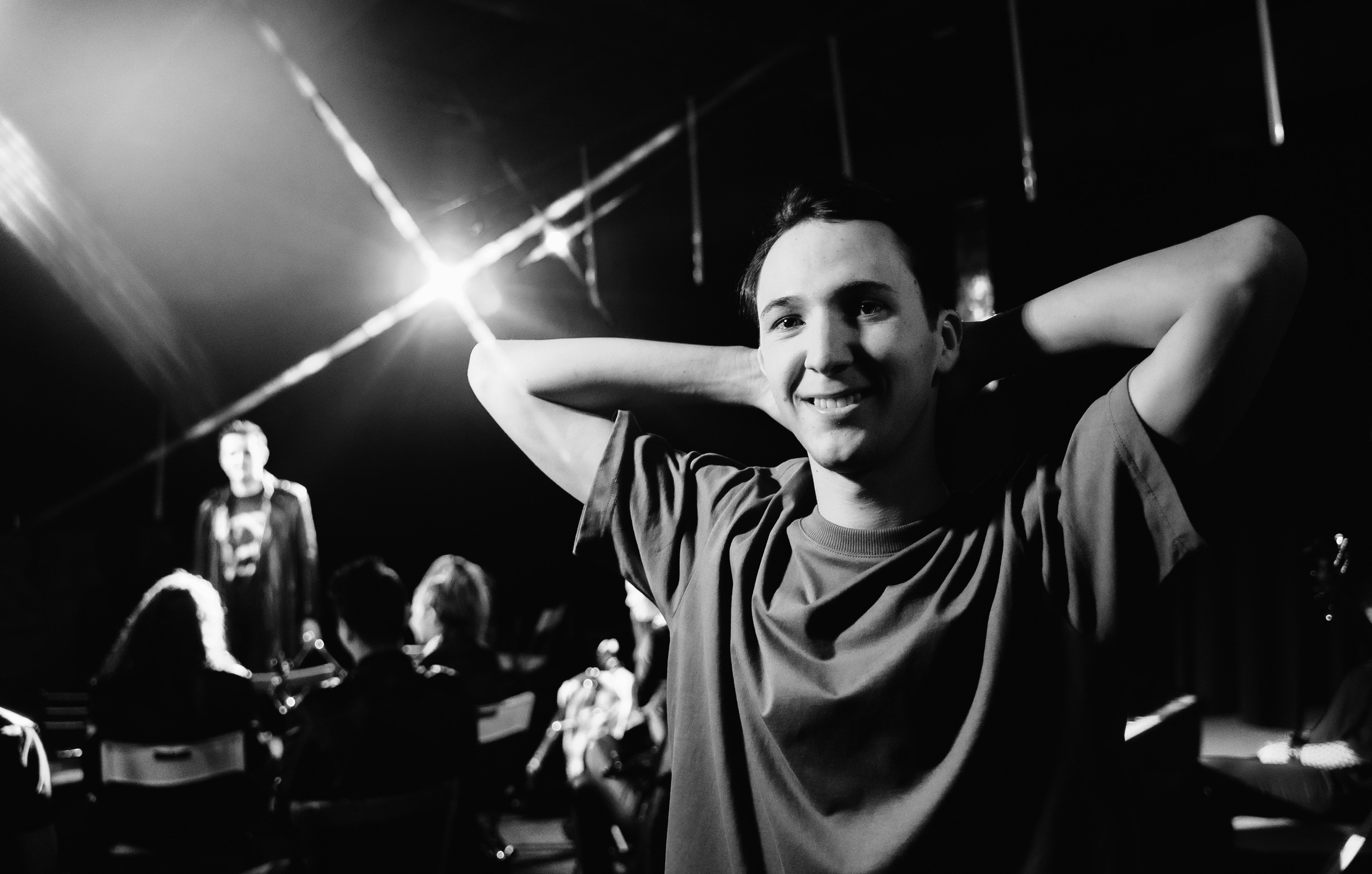 Aurora Orchestra, бекстейдж записи клипа / 2023. Саша Копылов, фотограф в Казани