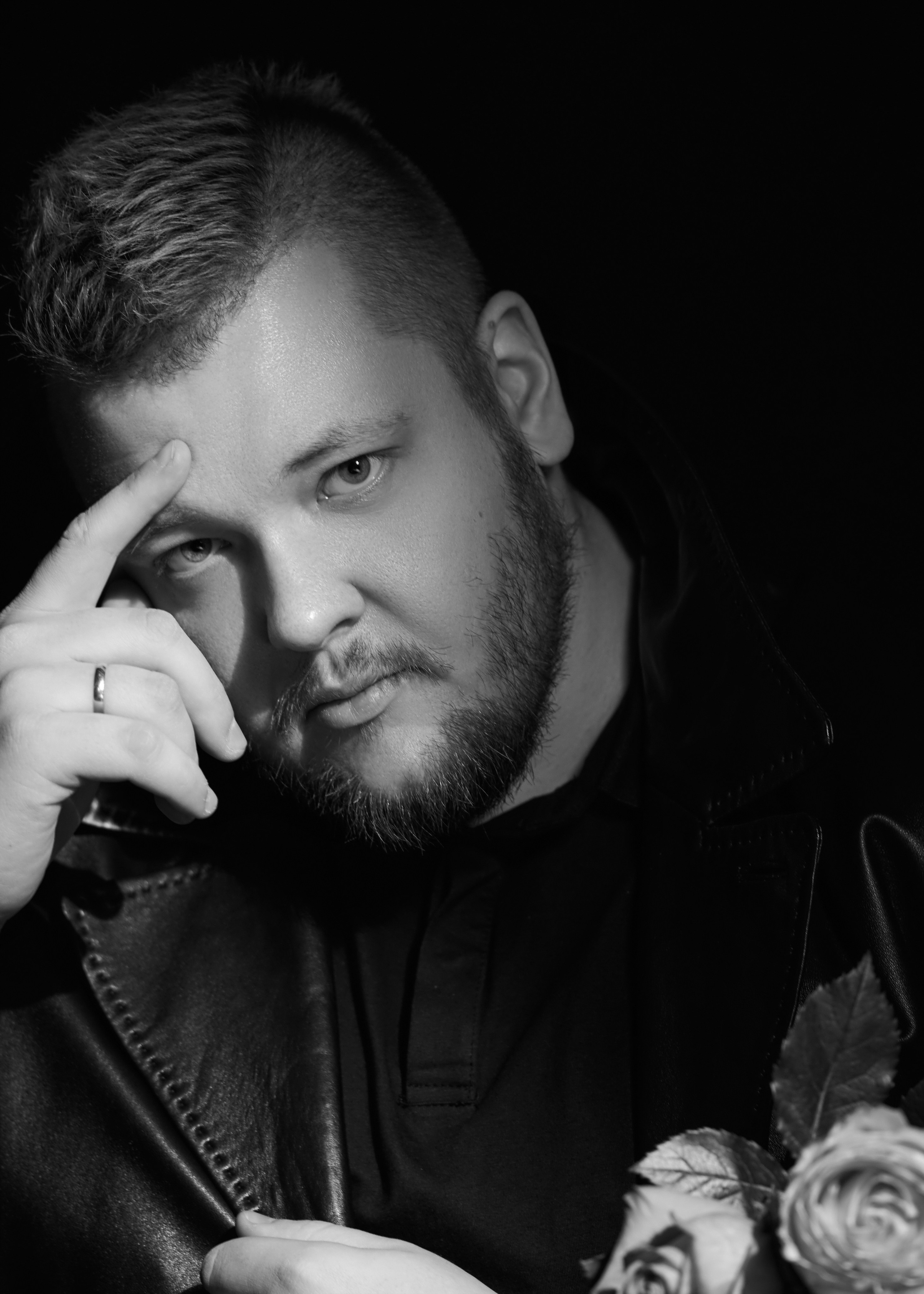 Черно-белая художественная фотосессия в Калуге. Фотограф Регина Барская, Калуга