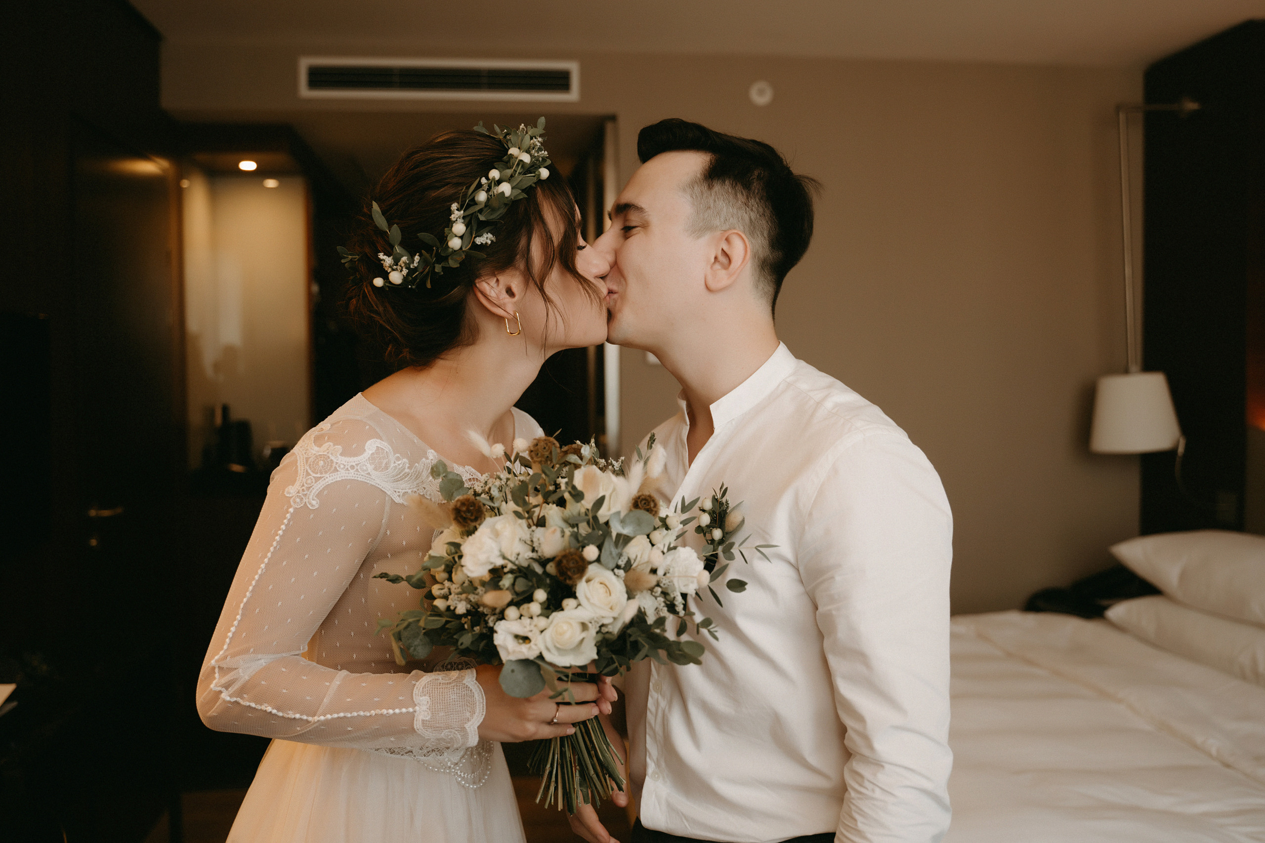 Люба и Миша (утро, прогулка, ЗАГС). Фотограф Наталья Шелест