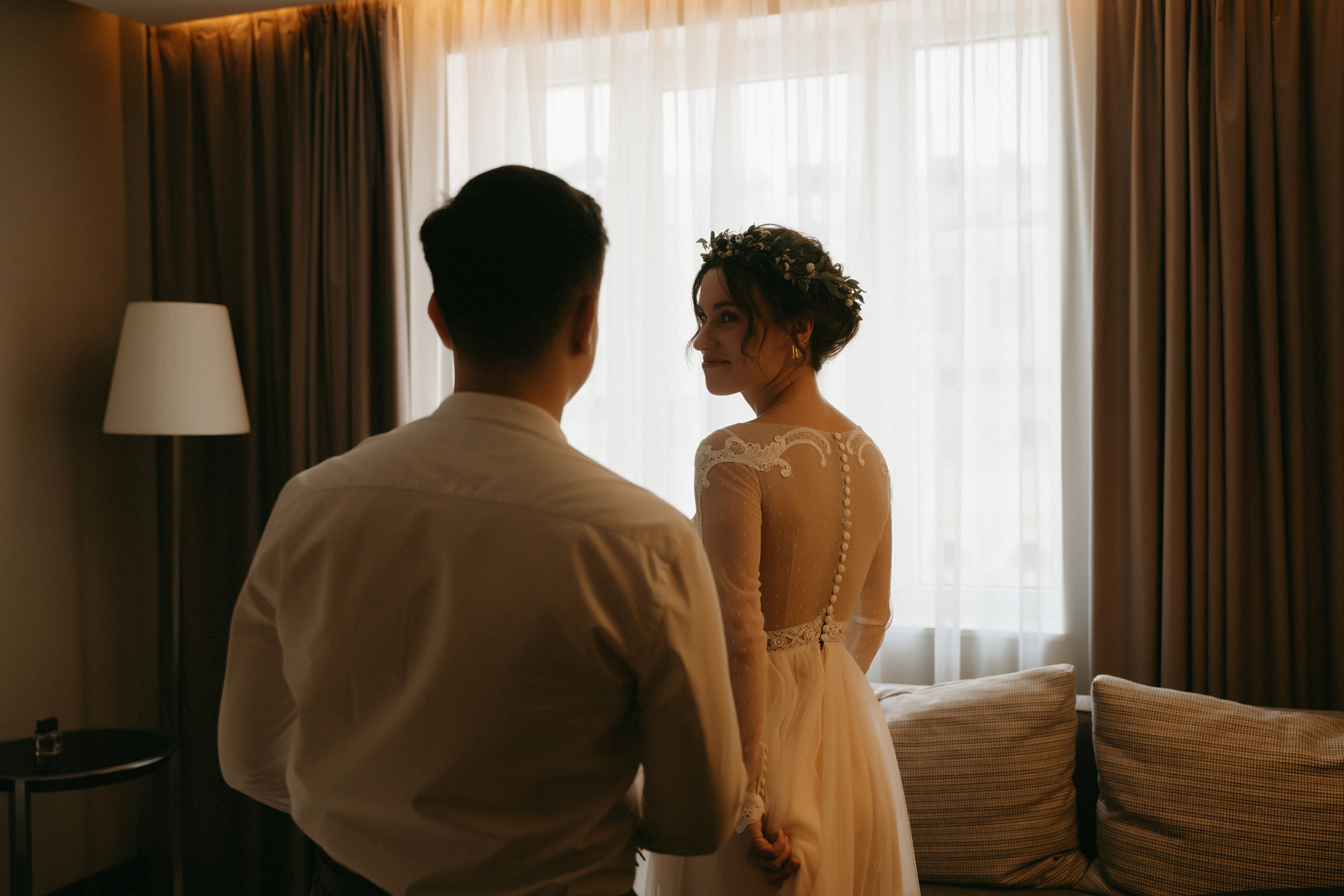 Люба и Миша (утро, прогулка, ЗАГС). Фотограф Наталья Шелест