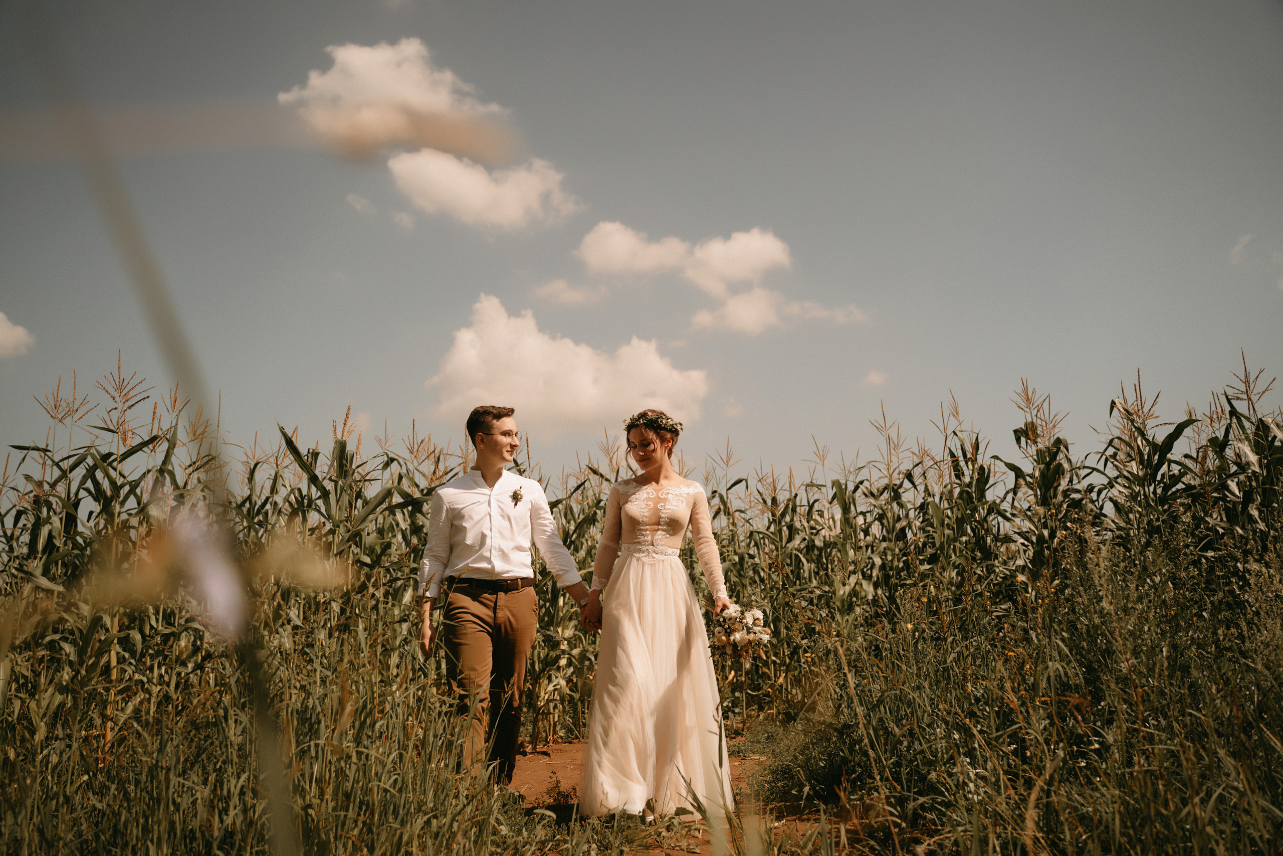 Люба и Миша (утро, прогулка, ЗАГС). Фотограф Наталья Шелест