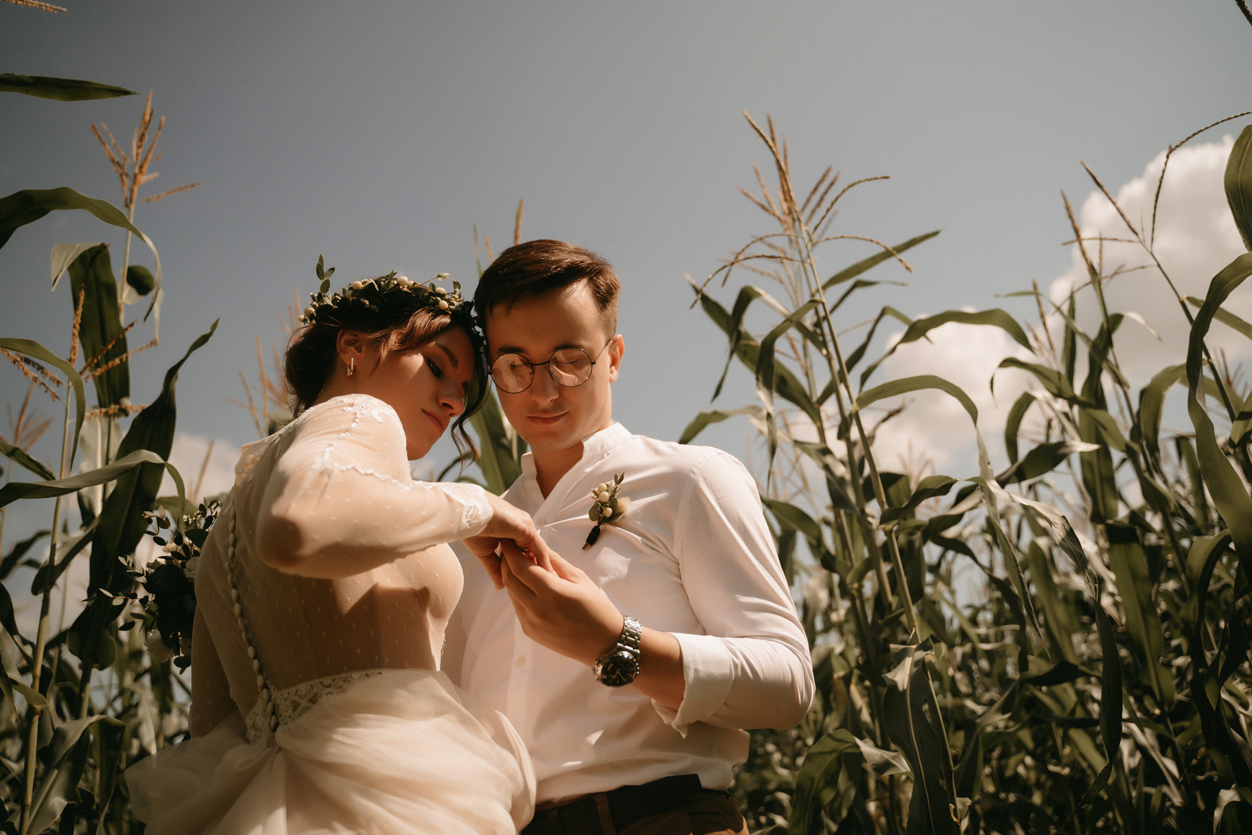 Люба и Миша (утро, прогулка, ЗАГС). Фотограф Наталья Шелест