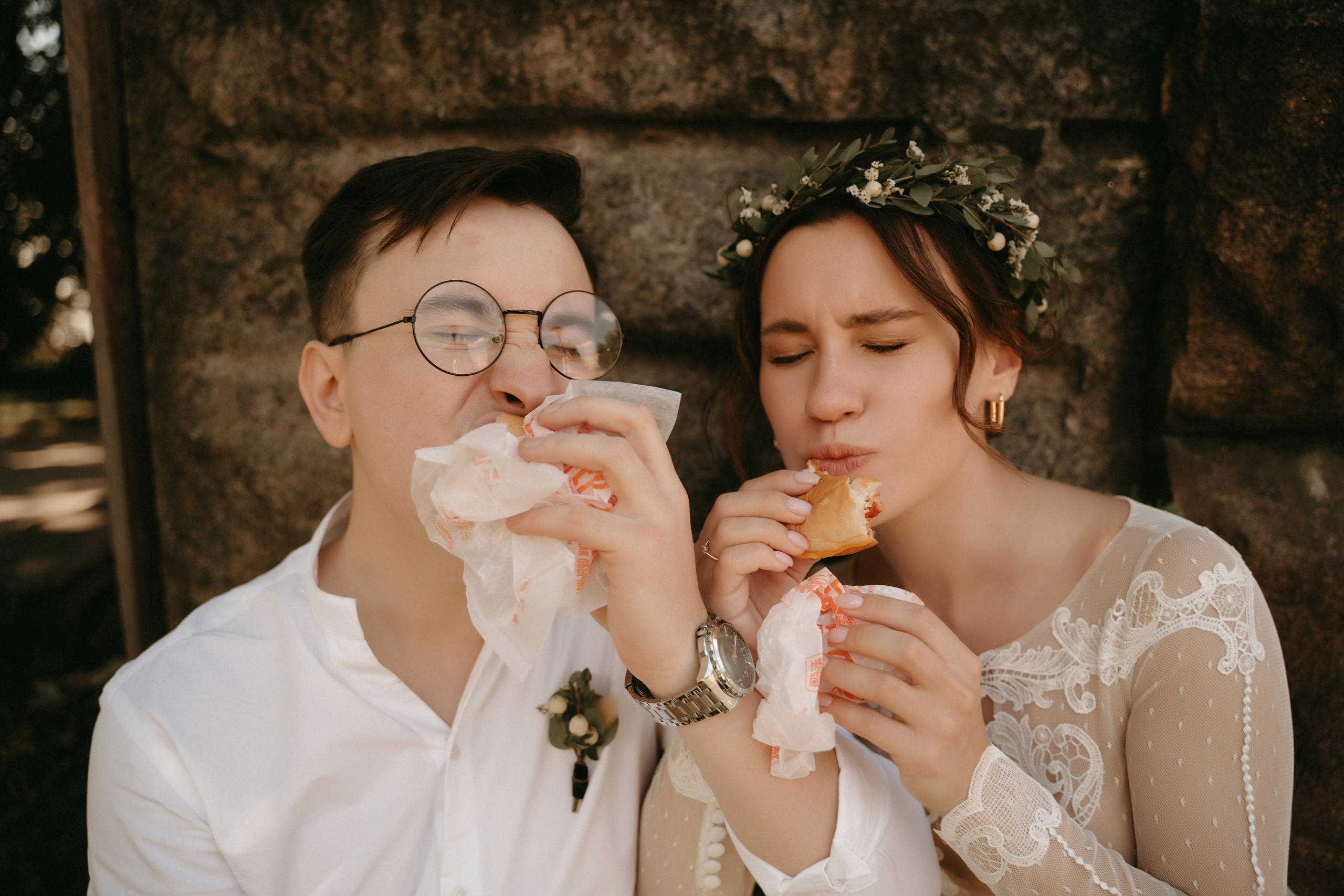 Люба и Миша (утро, прогулка, ЗАГС). Фотограф Наталья Шелест