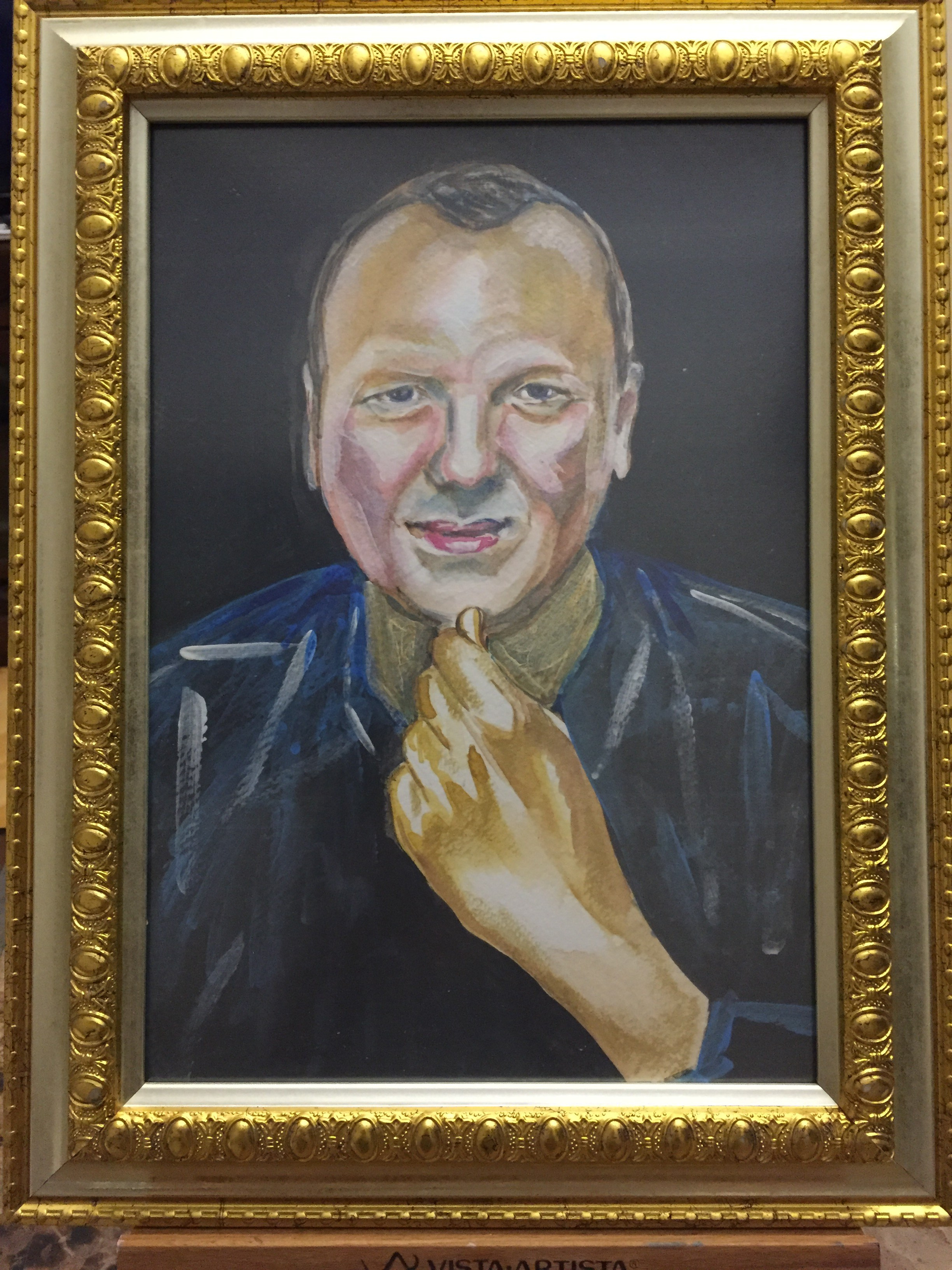 Portrait of Doctor 30/40 cm watercolor on paper 2023