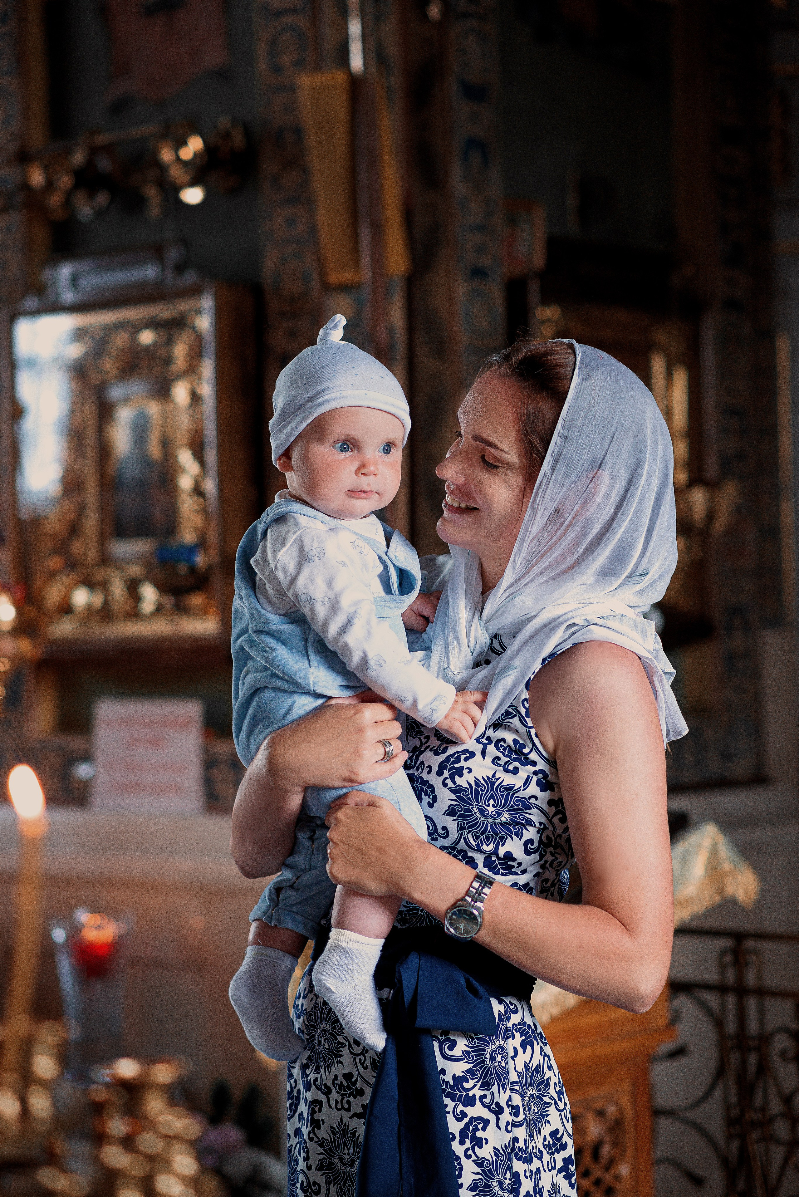 Крещение Марка в хр.Марии Магдалены. Семейный фотограф на выписку из роддома и крещение Минск Настя Гришук
