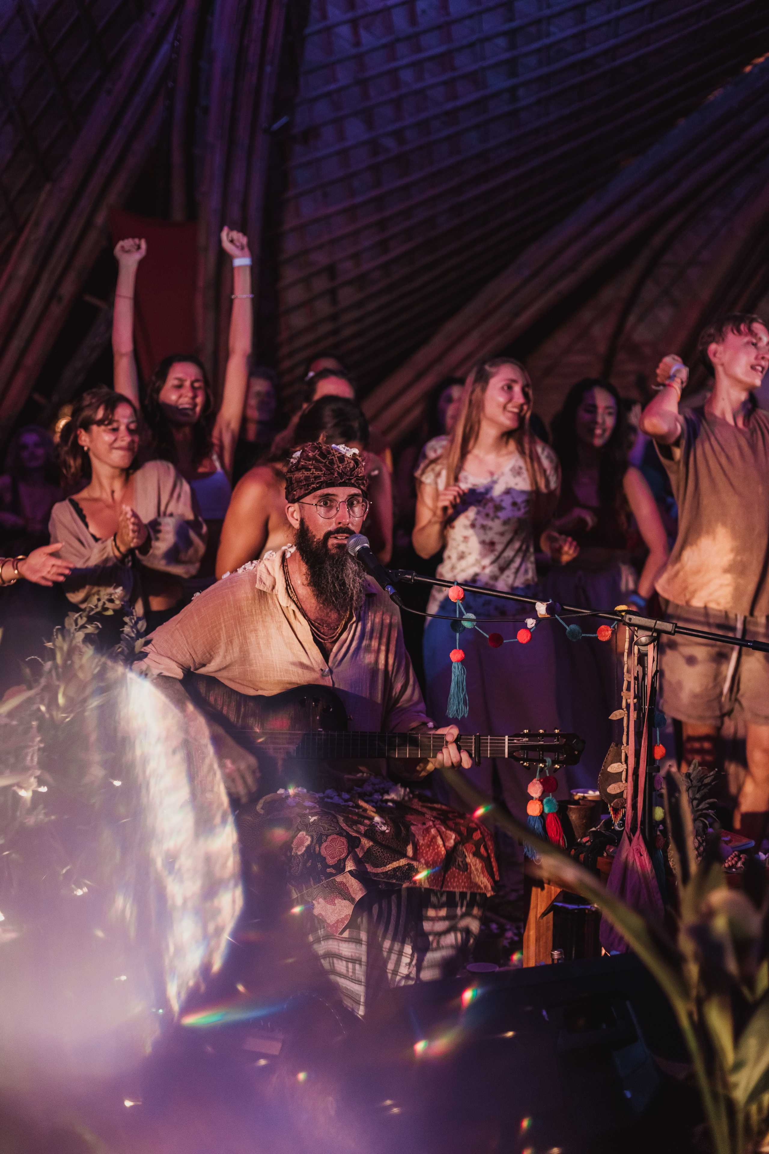 Hanuman Project kirtan at Alchemy april. Mariam Bagdasaryan