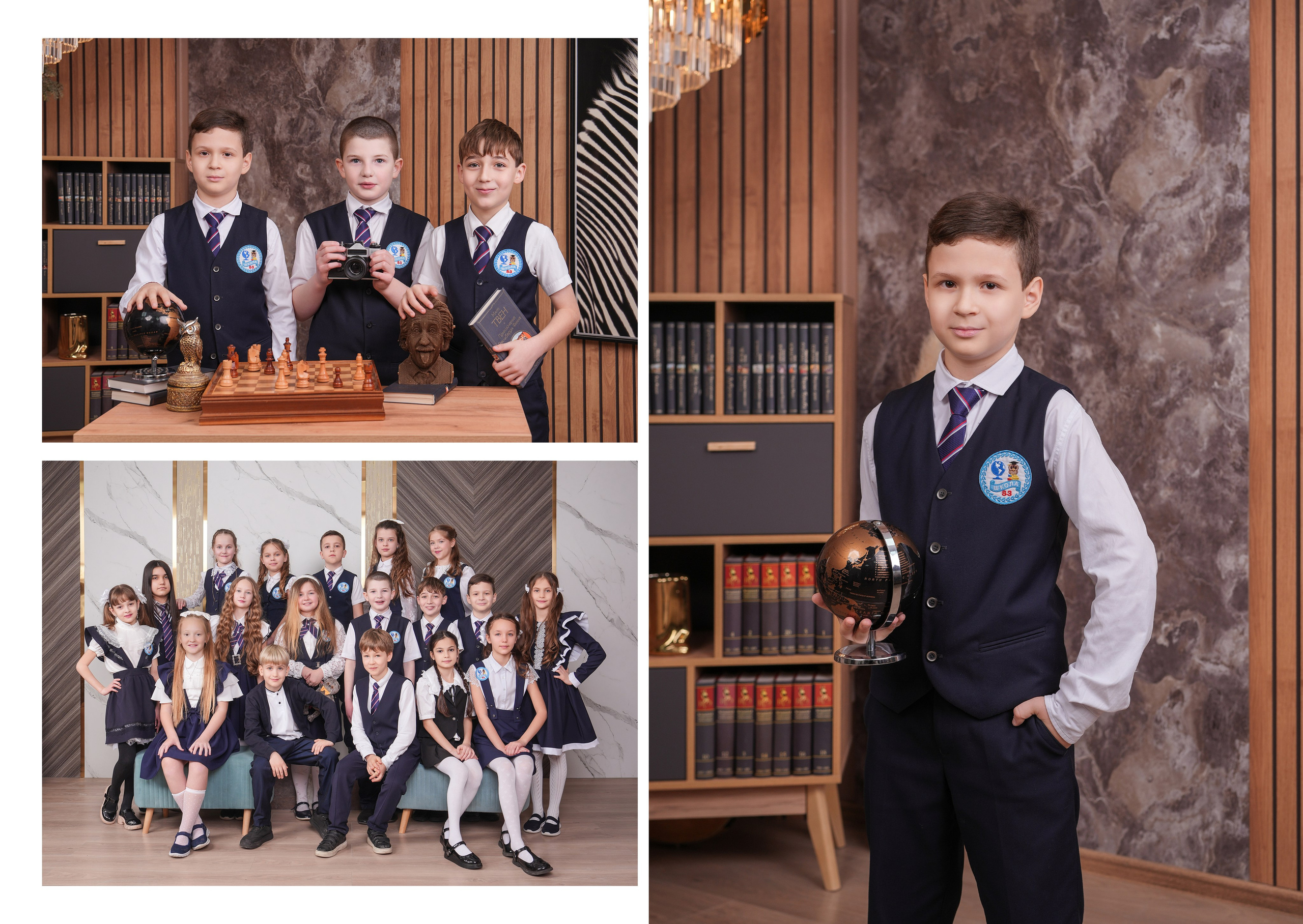 ШКОЛА 83 4 Б. Красивый выпускной альбом в Краснодаре