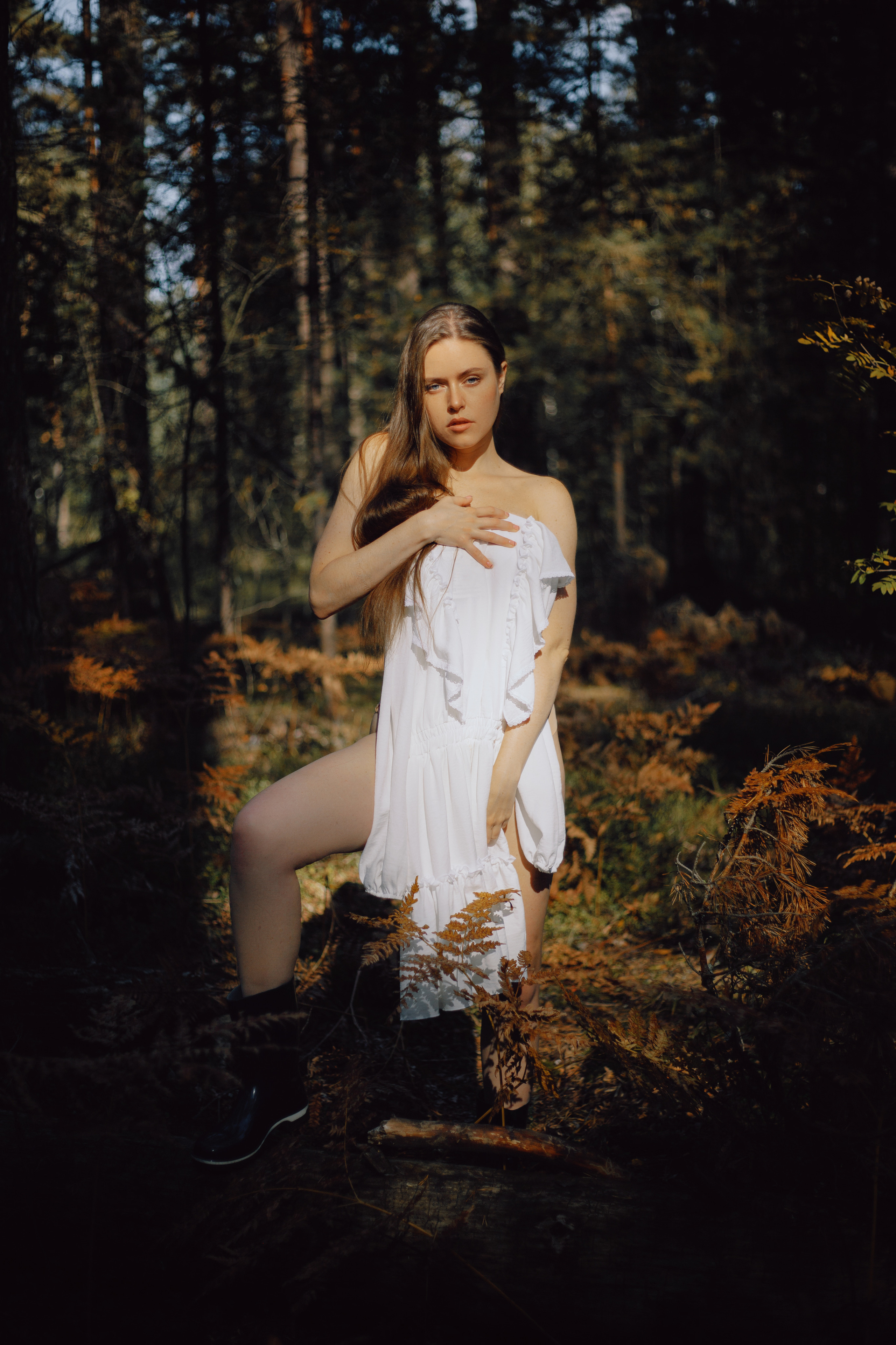 Фотосессия для девушки осенью. Портретный фотограф Антон Зуев в Нижнем Новгороде