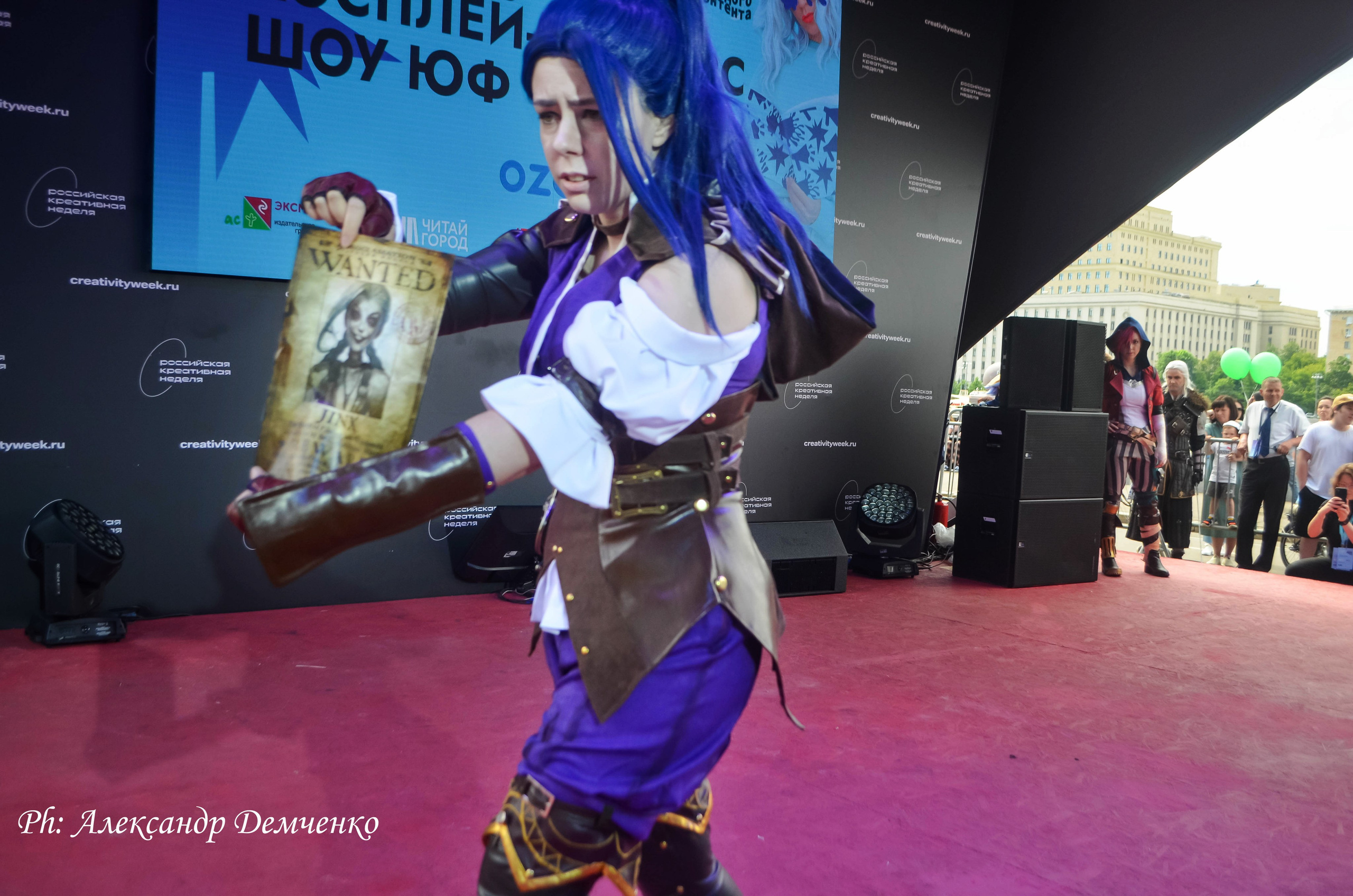 Фотосессия сцены в Москве на разных репортажных мероприятий