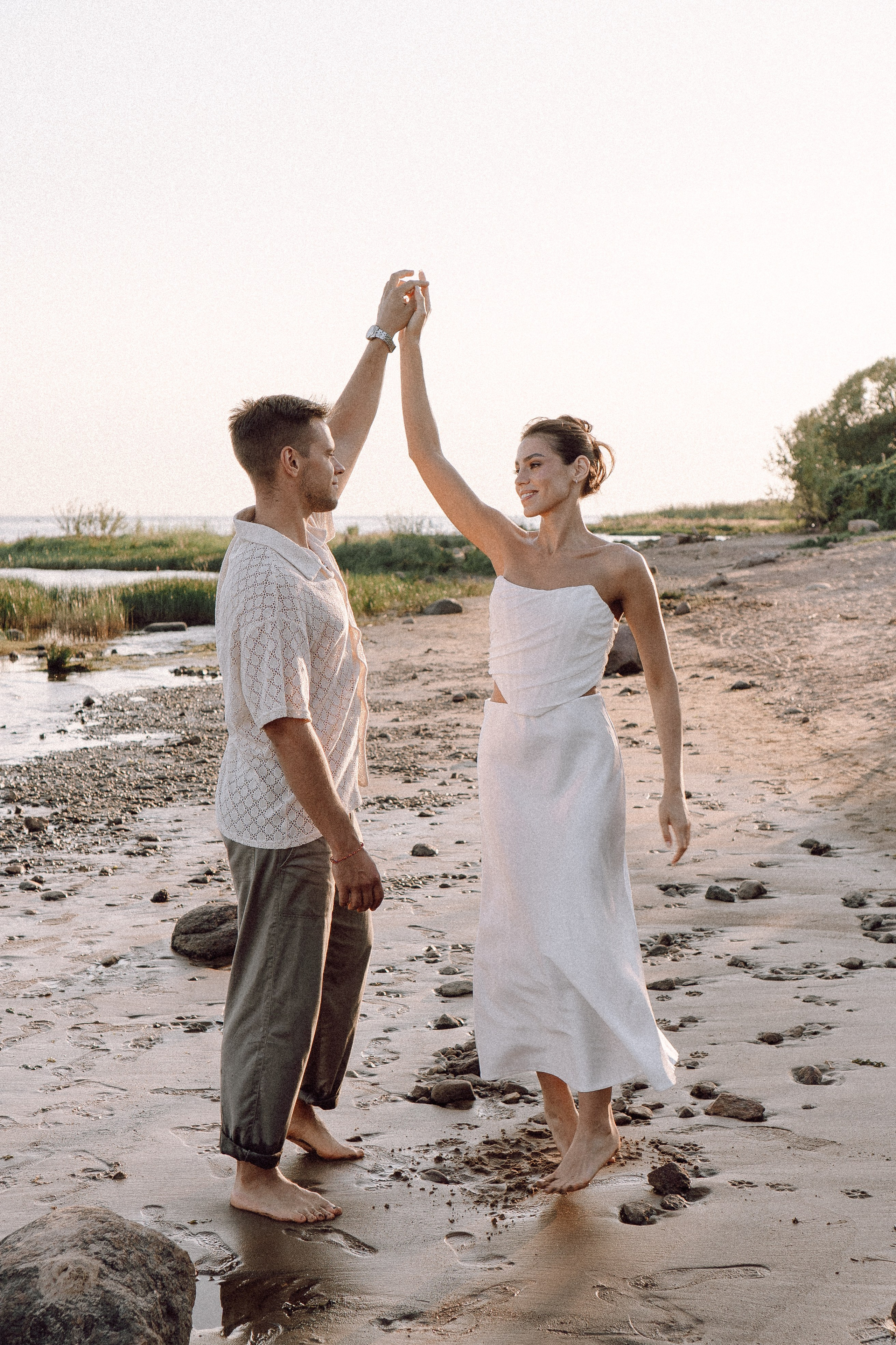 СВАДЕБНАЯ ФОТОСЕССИЯ ВЫЕЗДНОЙ ЦЕРЕМОНИИ (ФИНСКИЙ ЗАЛИВ). Профессиональный фотограф, Санкт-Петербург — Виктория Богомолова