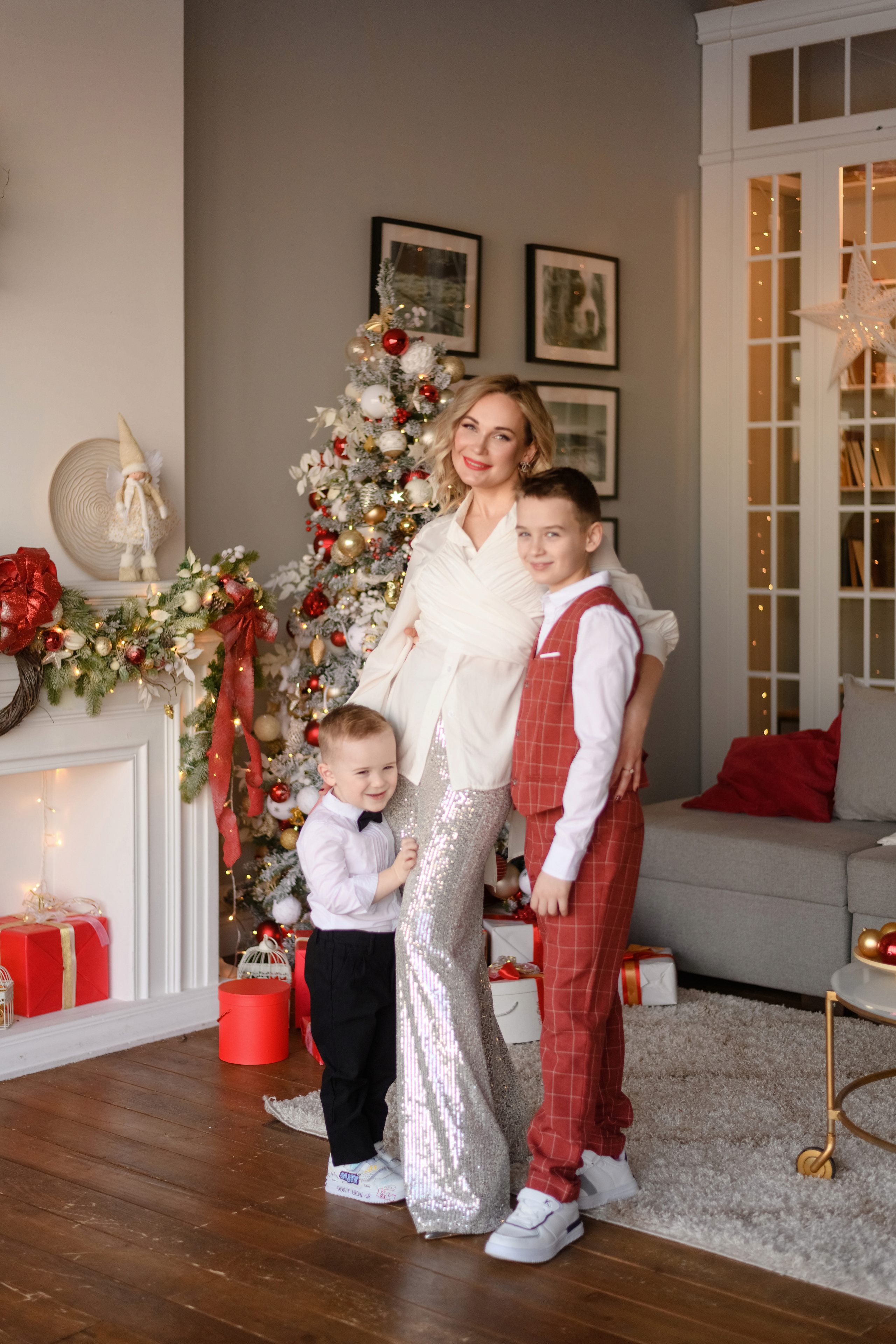 Новогодняя семейная фотоистория Елены и Антона. Свадебный и семейный фотограф в Санкт-Петербурге Олеся Еремеева