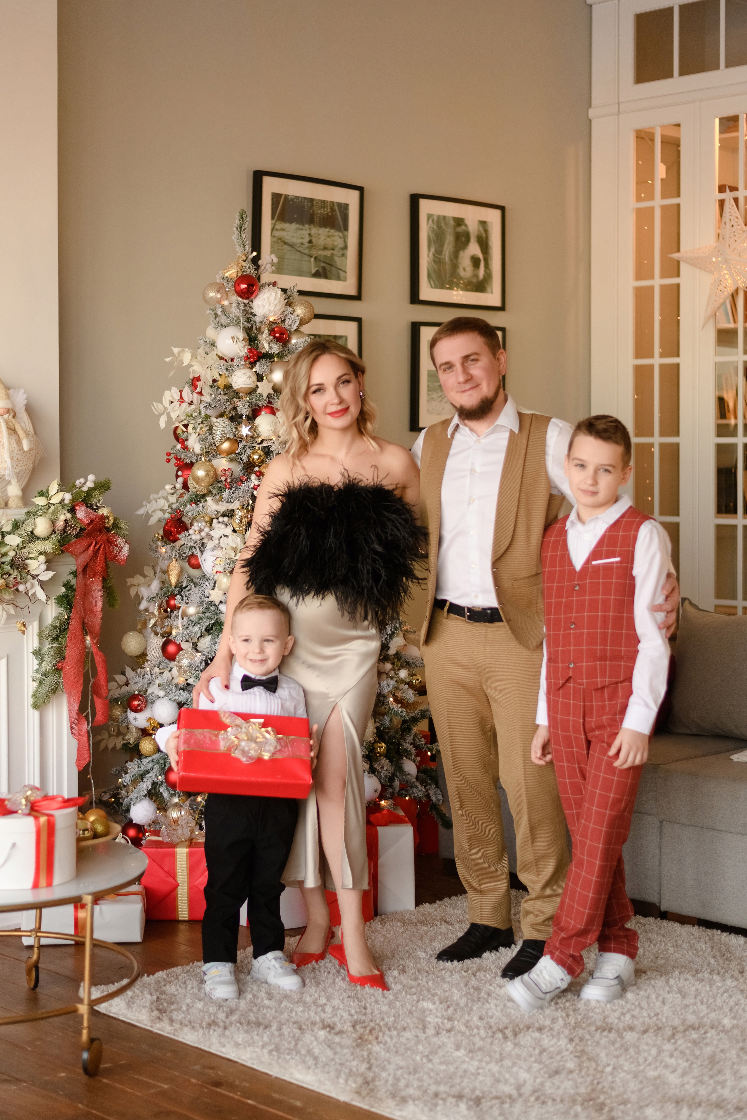 Новогодняя семейная фотоистория Елены и Антона. Свадебный и семейный фотограф в Санкт-Петербурге Олеся Еремеева