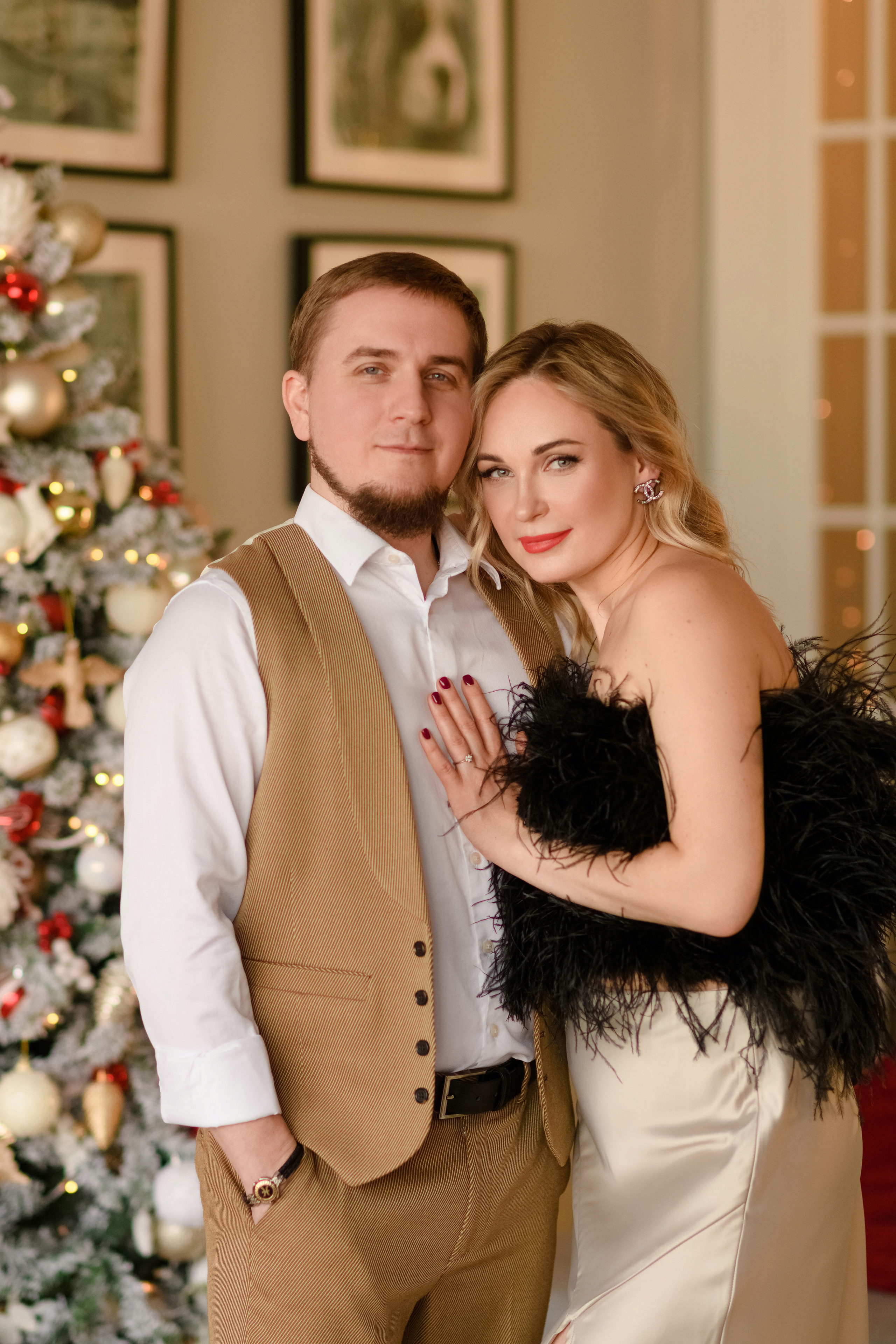 Новогодняя семейная фотоистория Елены и Антона. Свадебный и семейный фотограф в Санкт-Петербурге Олеся Еремеева