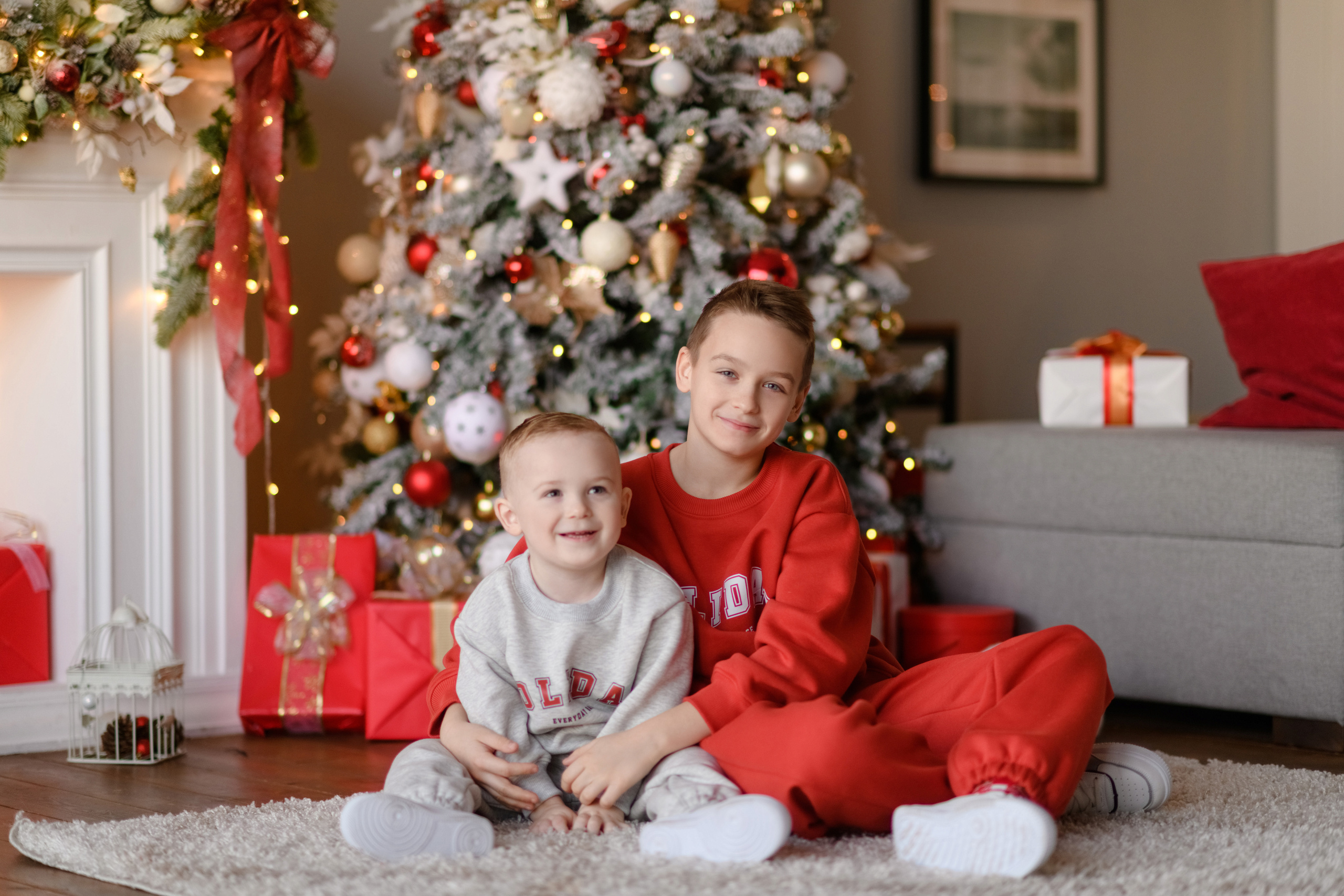 Новогодняя семейная фотоистория Елены и Антона. Свадебный и семейный фотограф в Санкт-Петербурге Олеся Еремеева